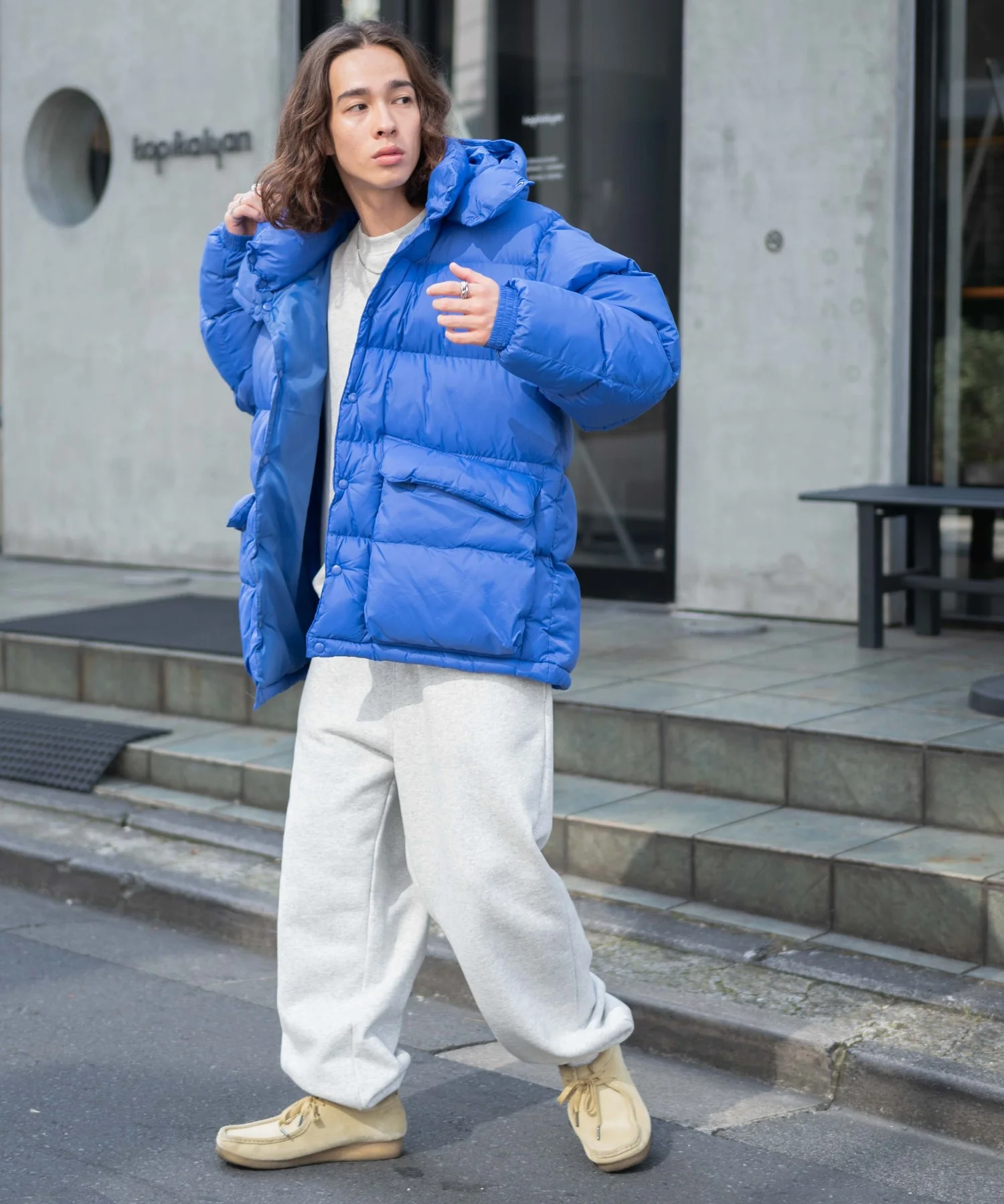 カラーナイロンパテッドブルゾン - Image 20