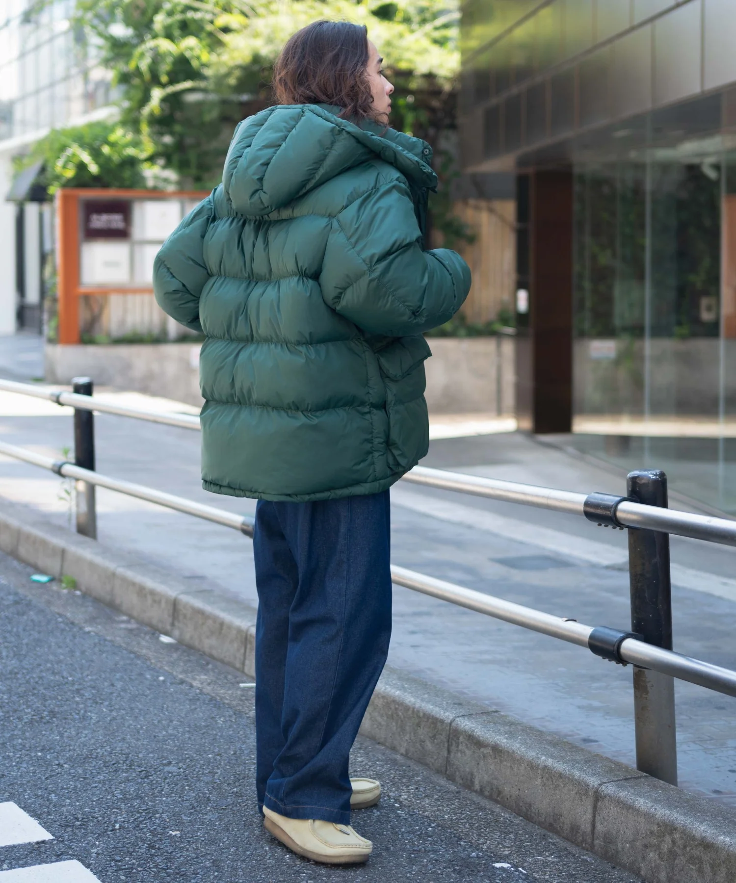 カラーナイロンパテッドブルゾン - Image 31