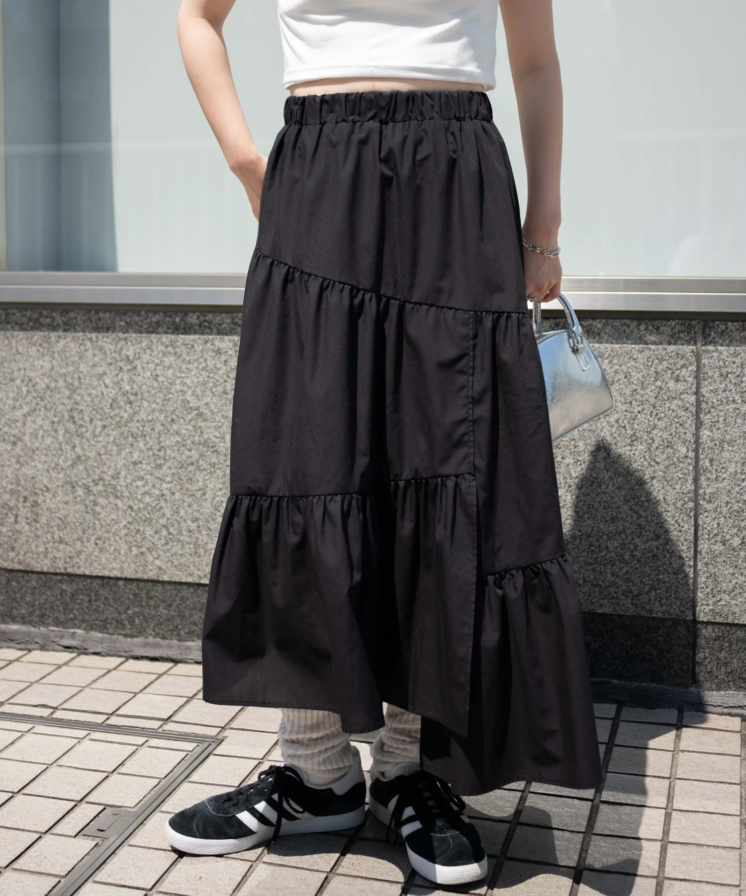 ランダムフリルロングスカート - Image 11