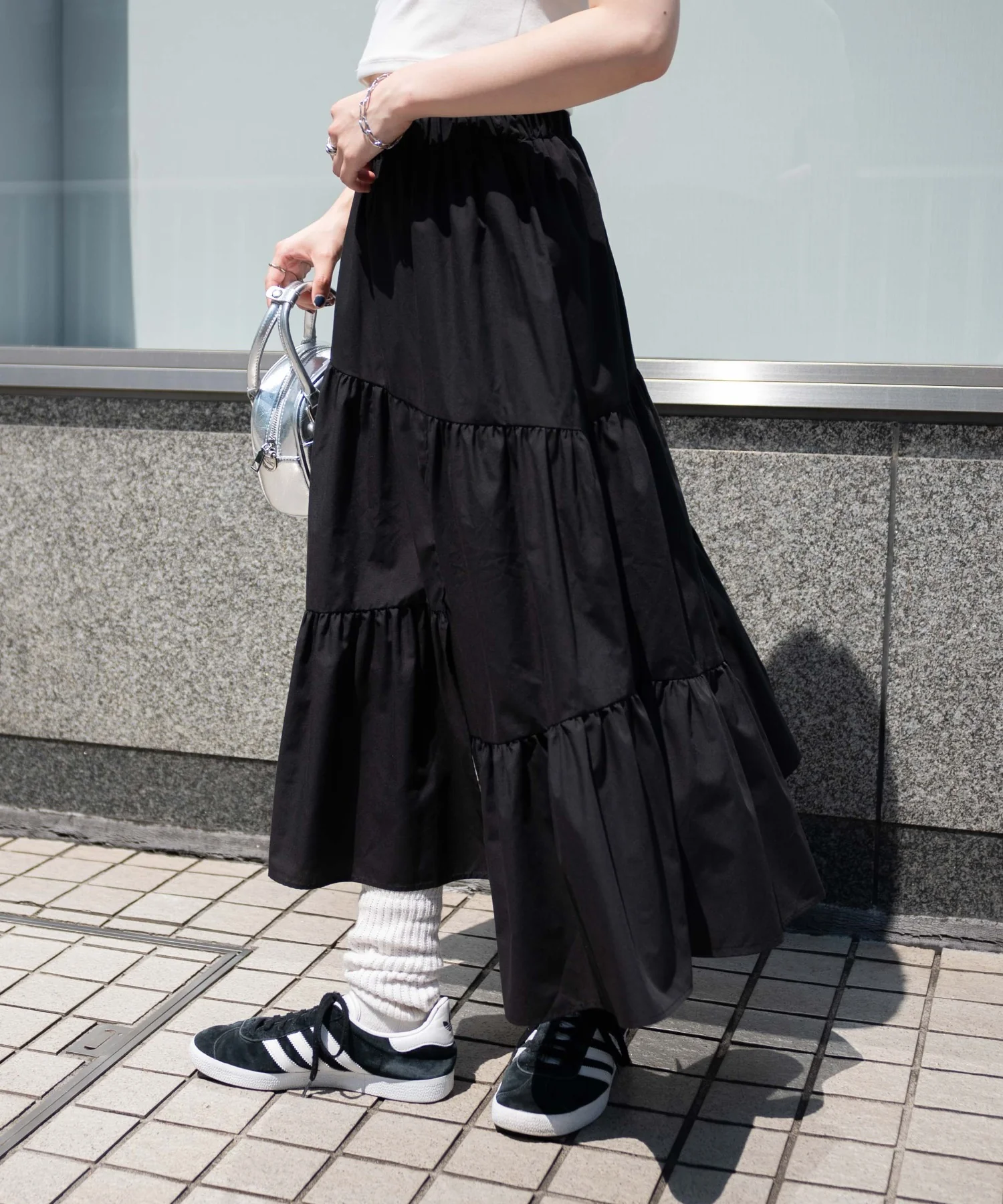 ランダムフリルロングスカート - Image 13
