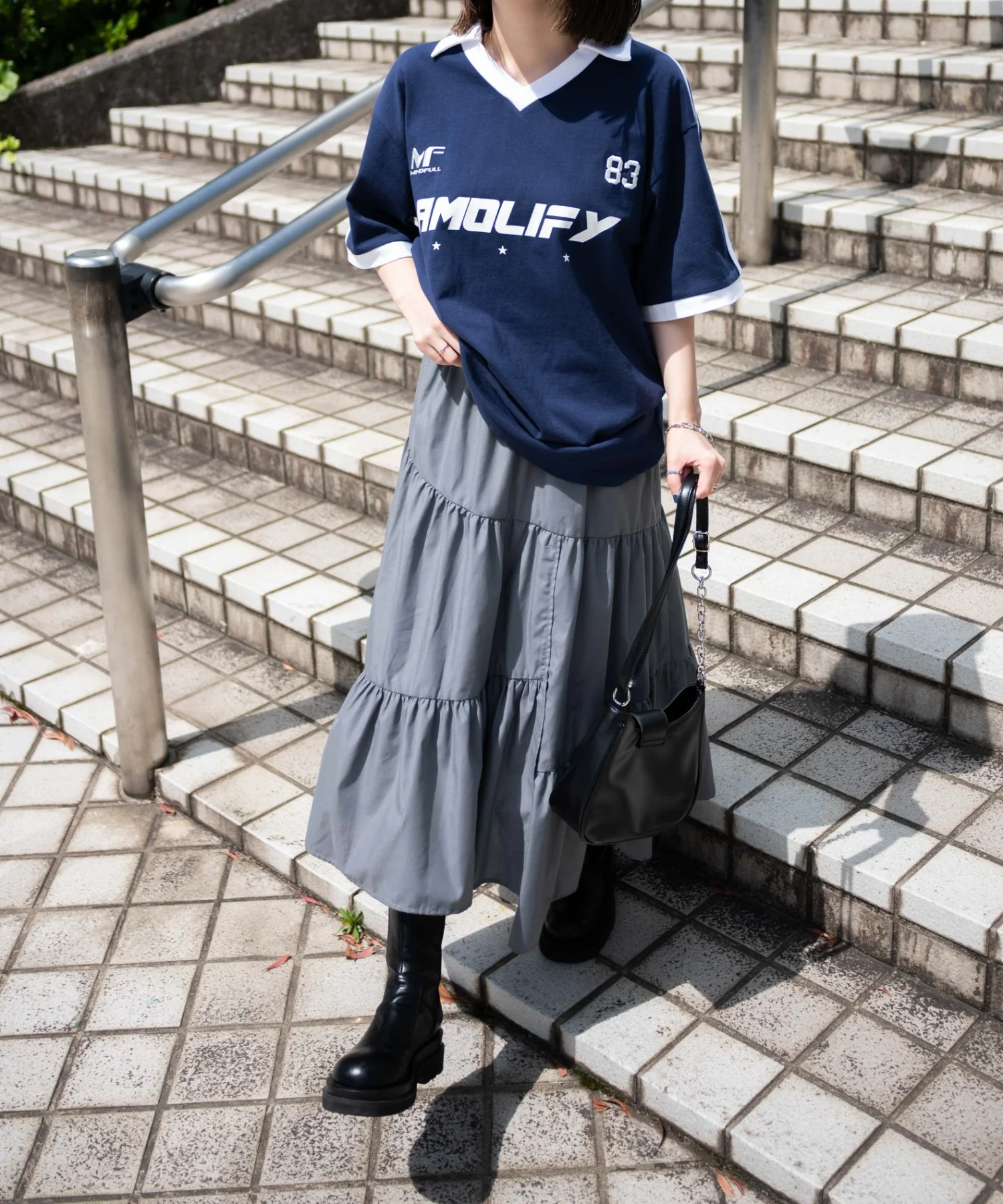 ランダムフリルロングスカート - Image 3