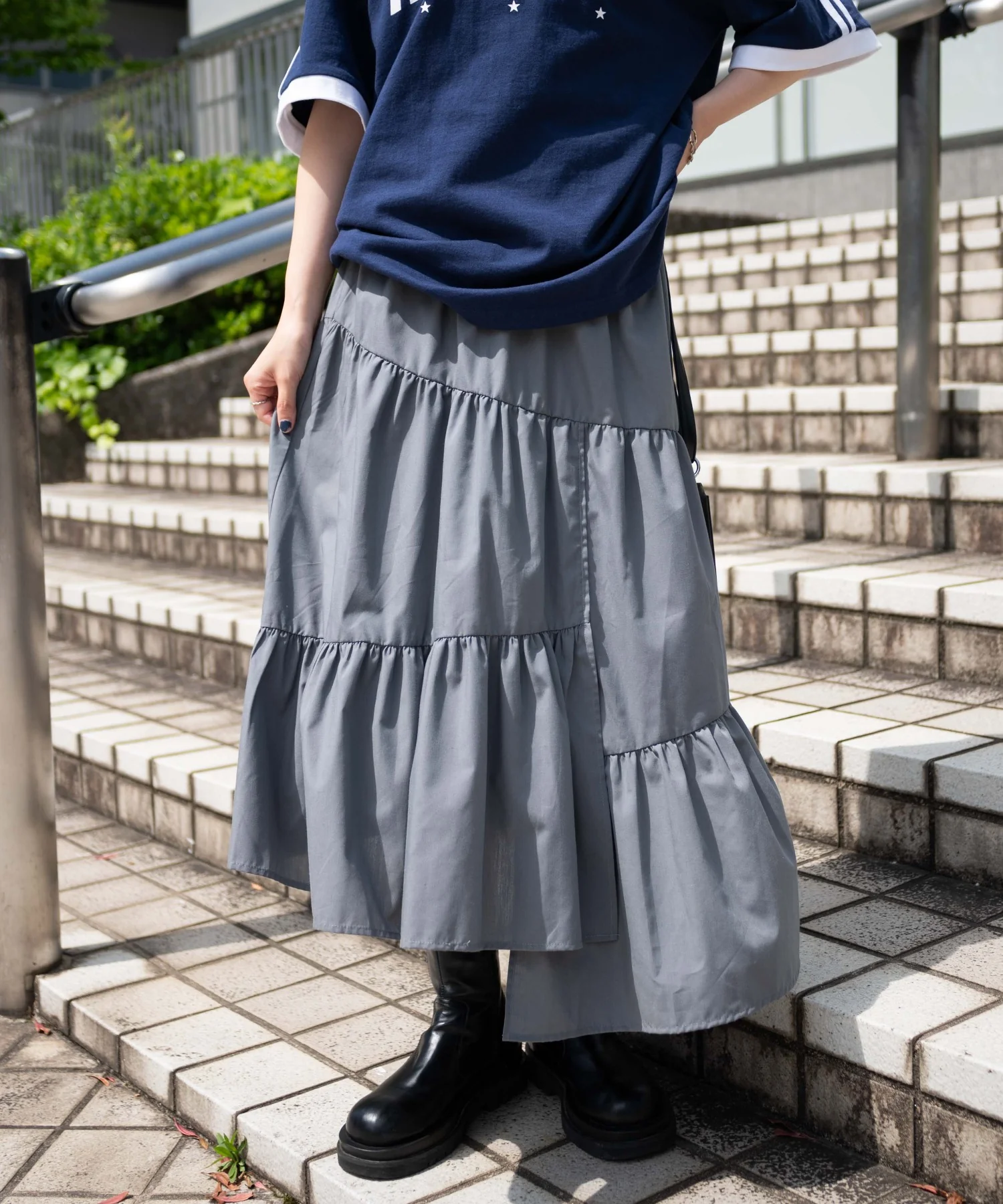 ランダムフリルロングスカート - Image 7