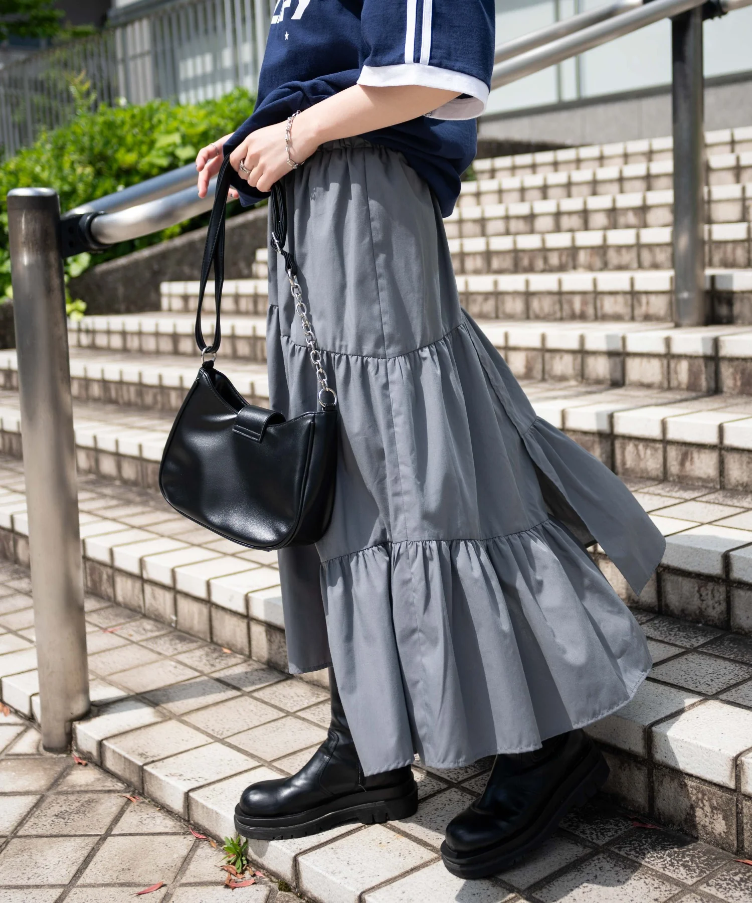 ランダムフリルロングスカート - Image 8