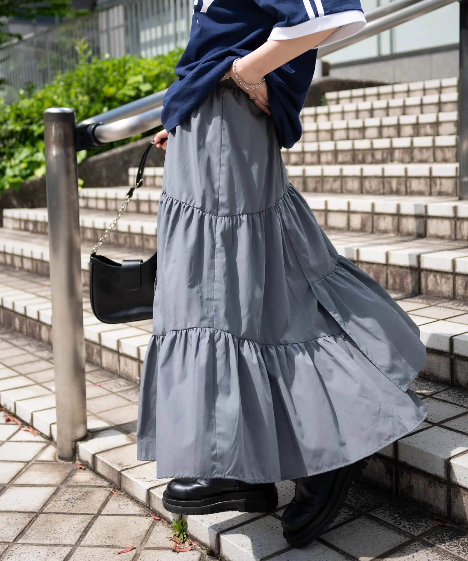 ランダムフリルロングスカート - Image 9