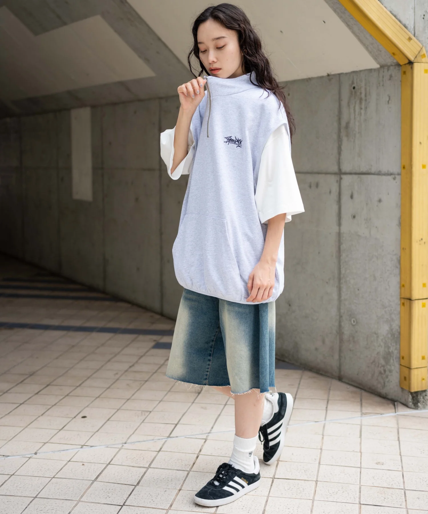 ノースリハーフジッププルオーバー - Image 18
