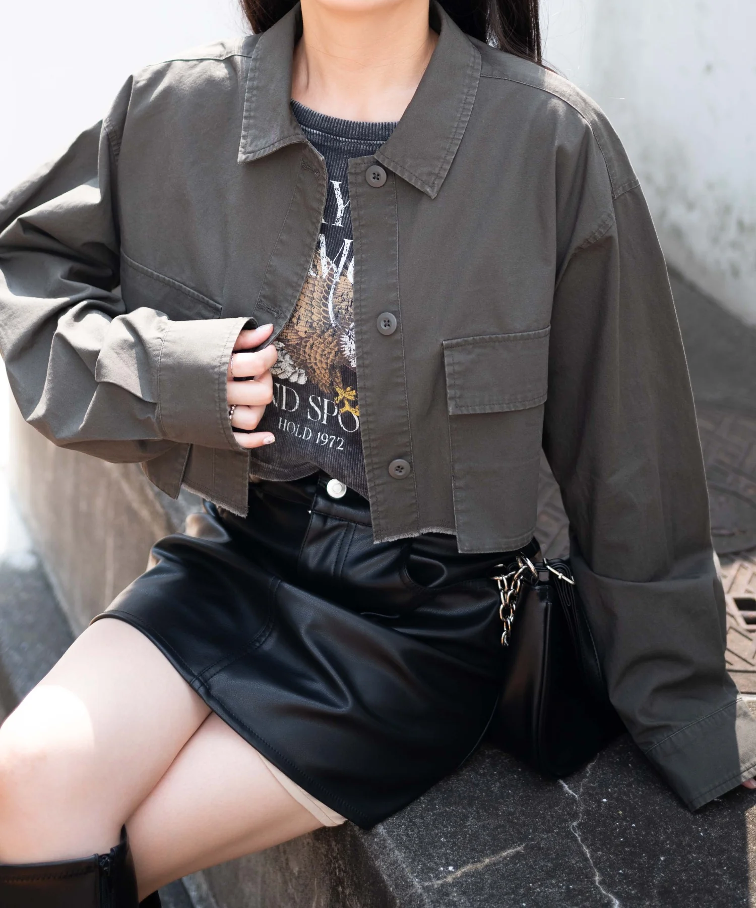 ミリタリーショートシャツ - Image 5