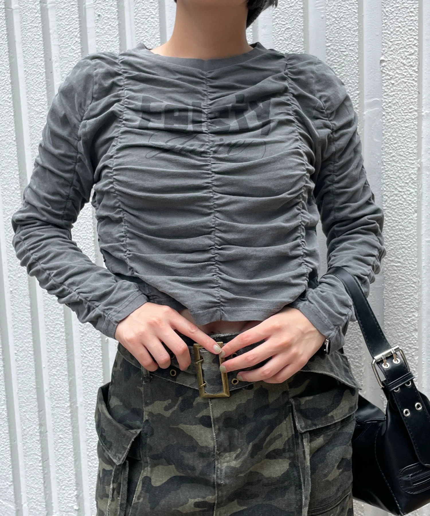 ヴィンテージライクシャーリングトップス - Image 7