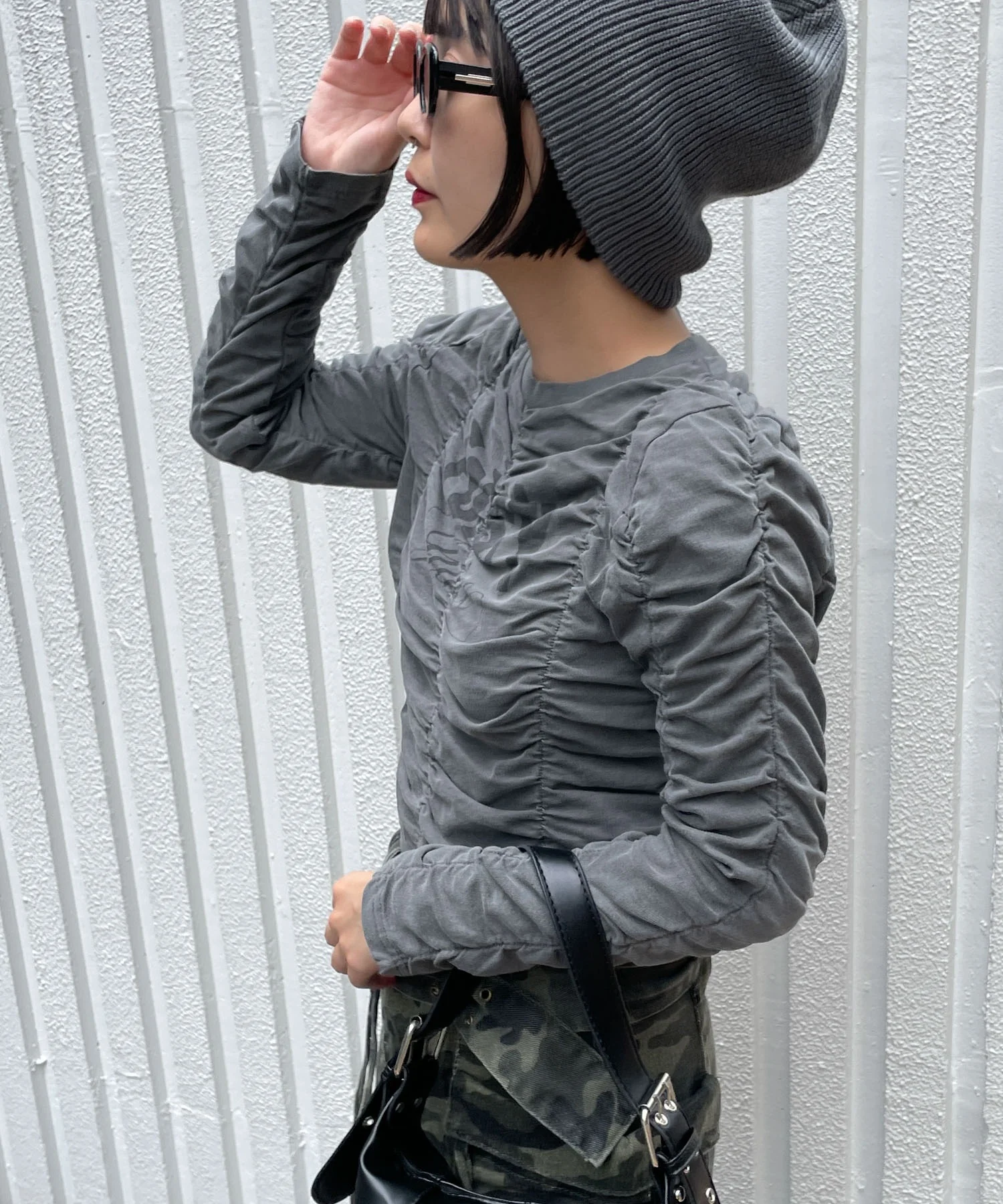 ヴィンテージライクシャーリングトップス - Image 9