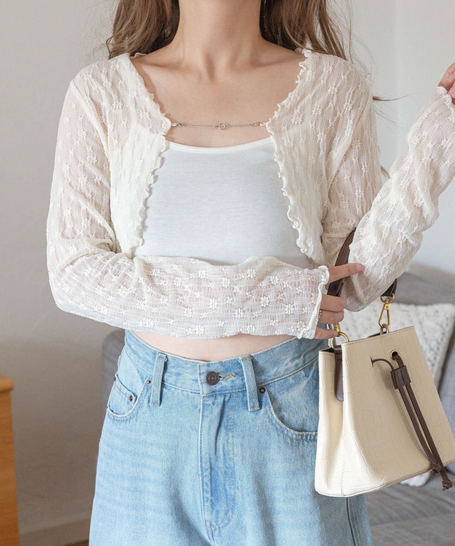 アンサンブルレースカーデ - Image 5