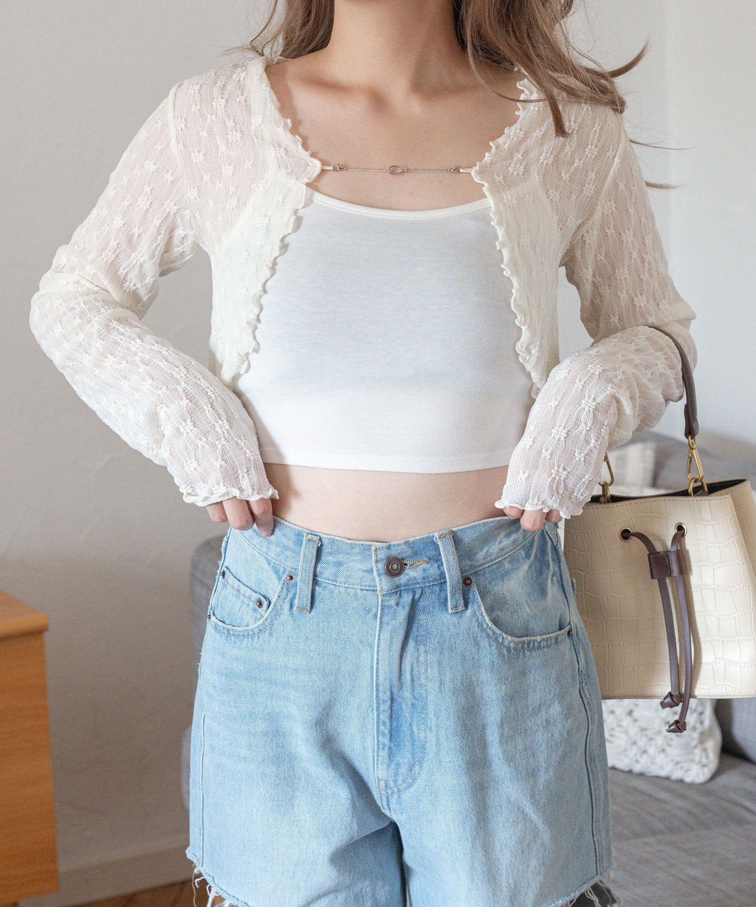 アンサンブルレースカーデ - Image 6