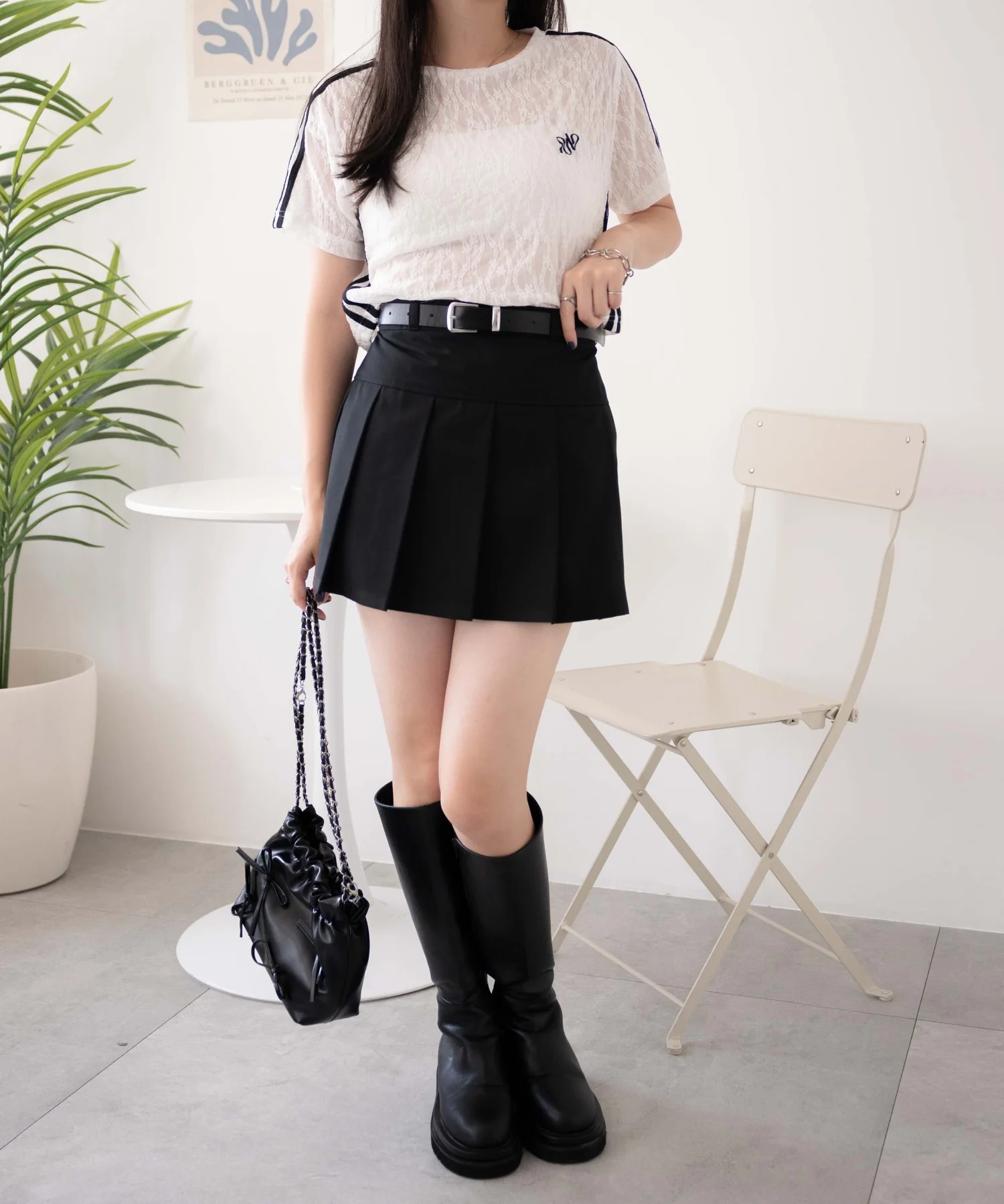 ベルト付プリーツミニスカパン - Image 5
