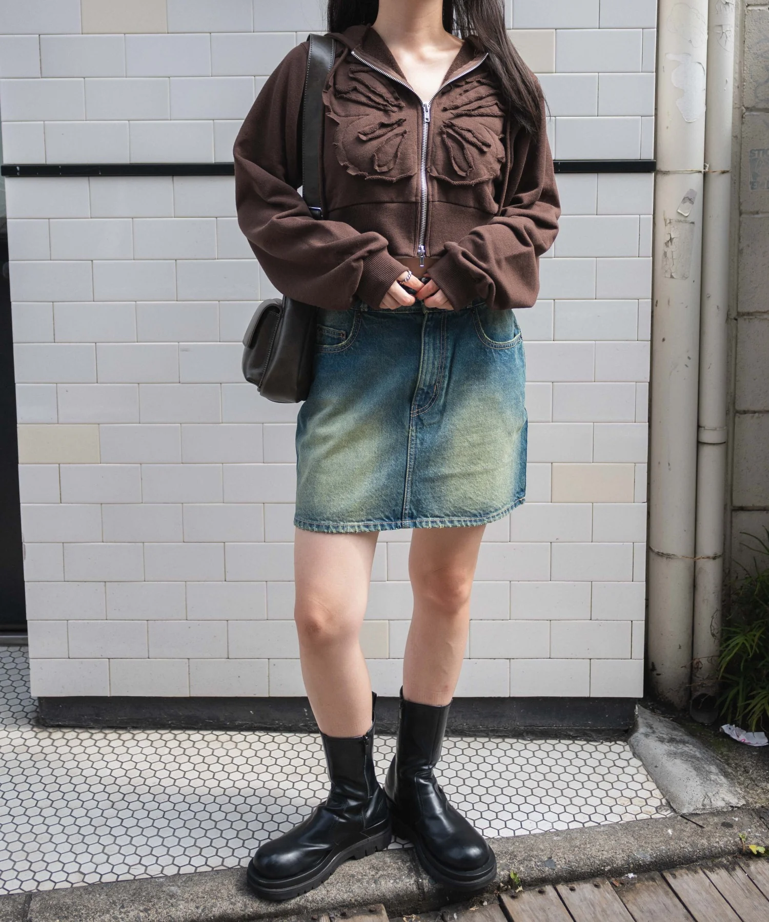 バタフライWジップショートパーカー - Image 15