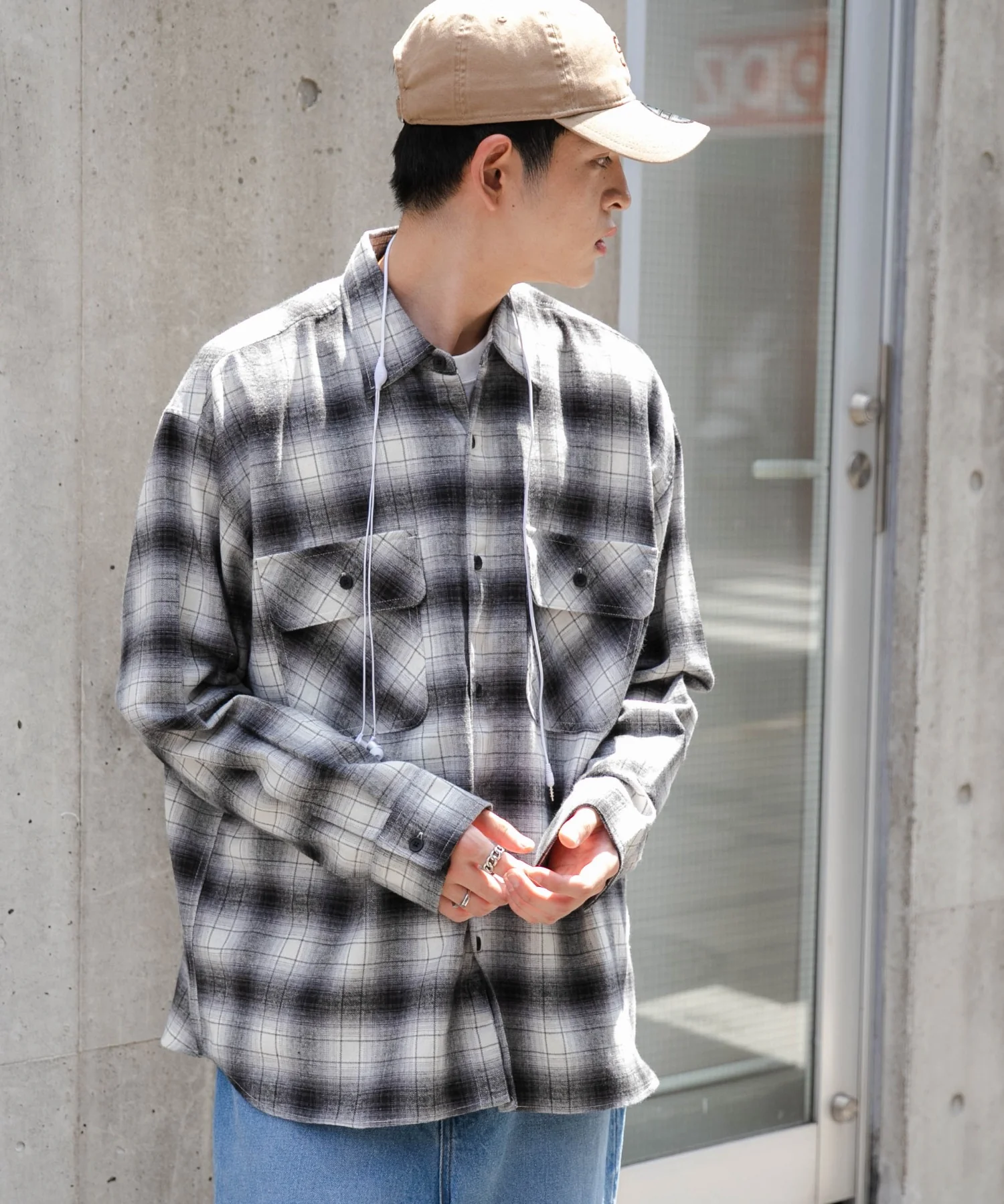 チェックネルシャツ - Image 3