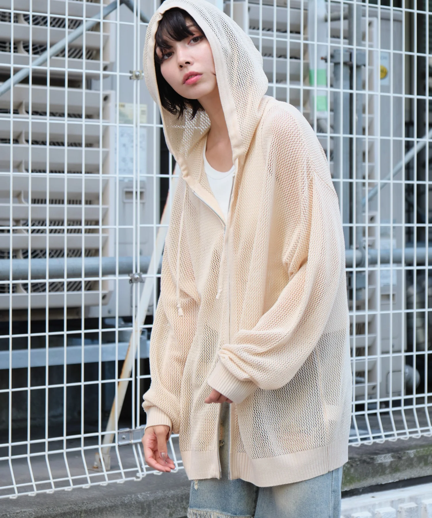 メッシュニットZIPパーカー - Image 12