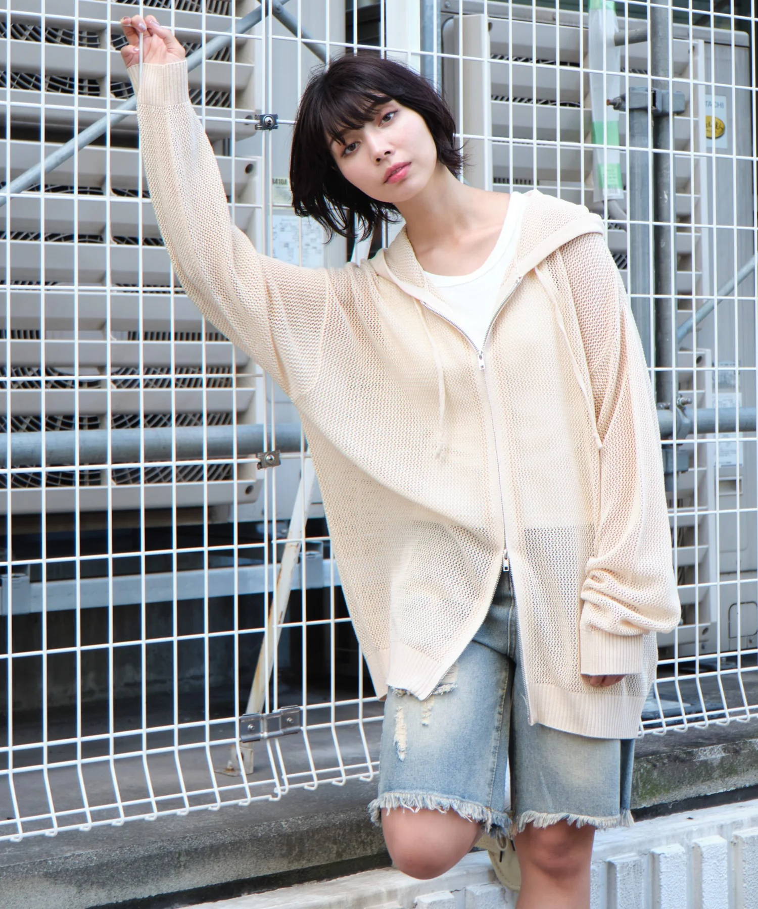 メッシュニットZIPパーカー - Image 14