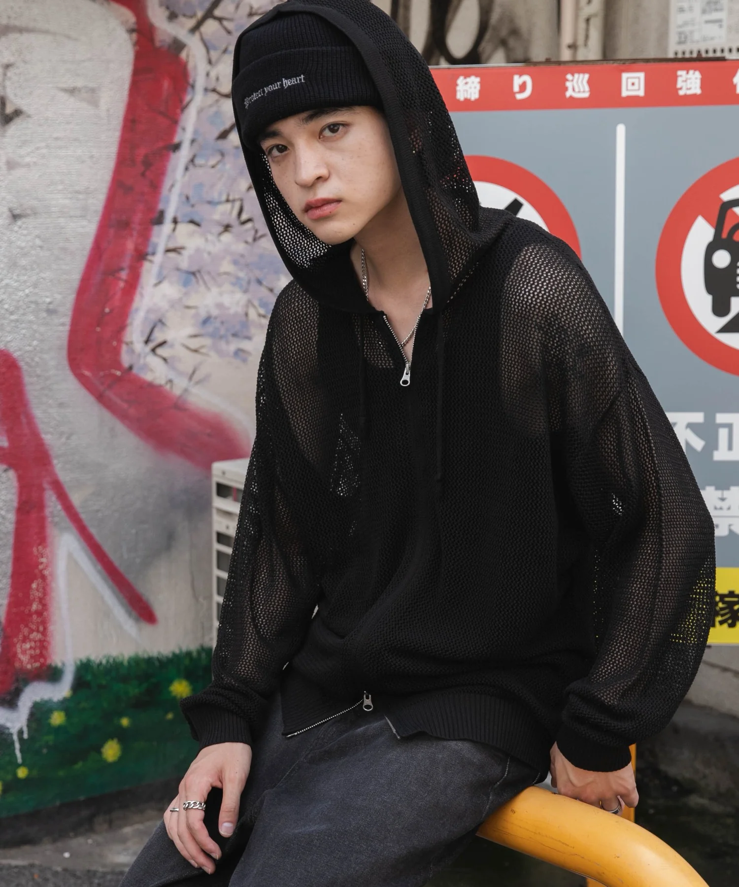 メッシュニットZIPパーカー - Image 17