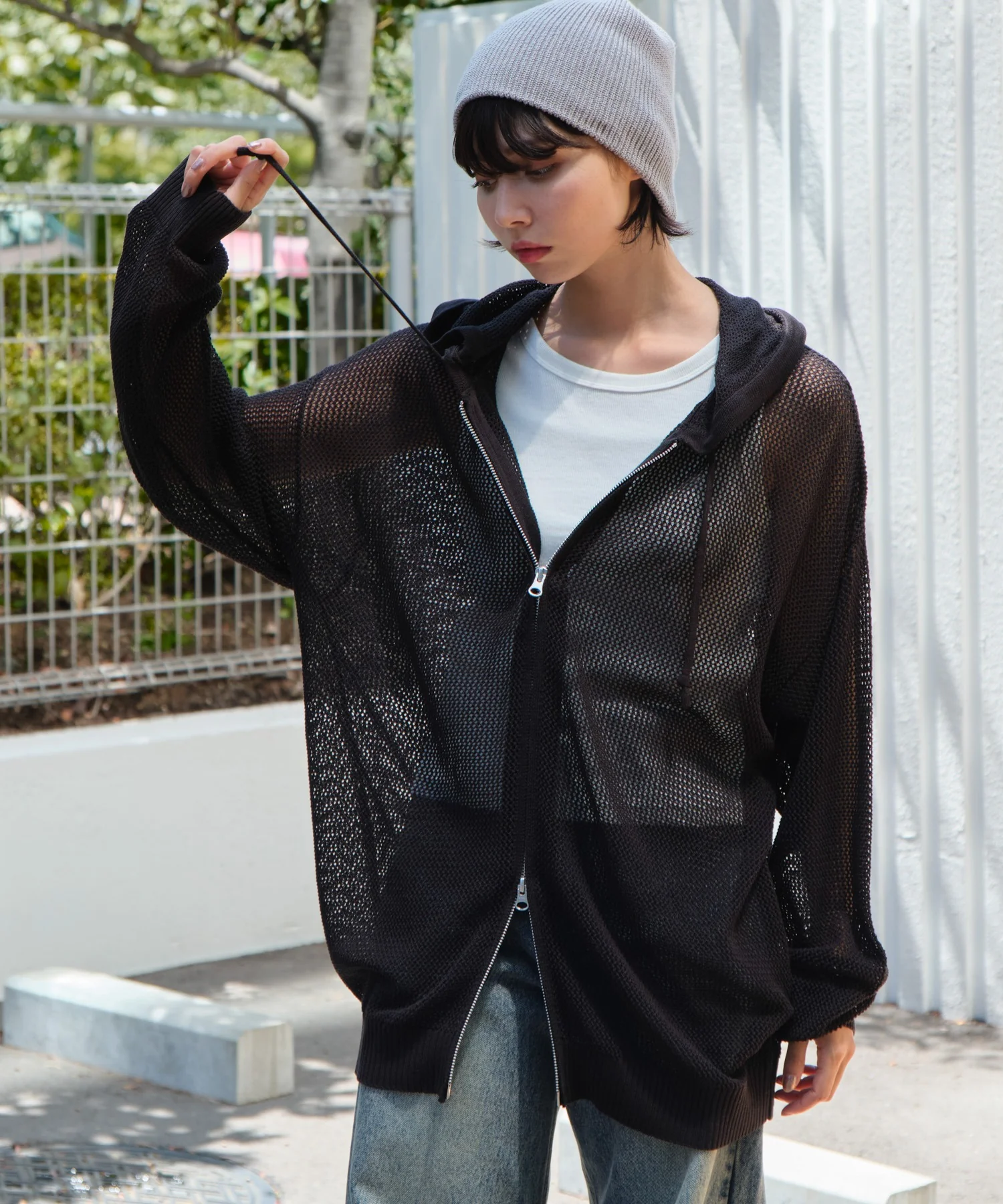メッシュニットZIPパーカー - Image 19