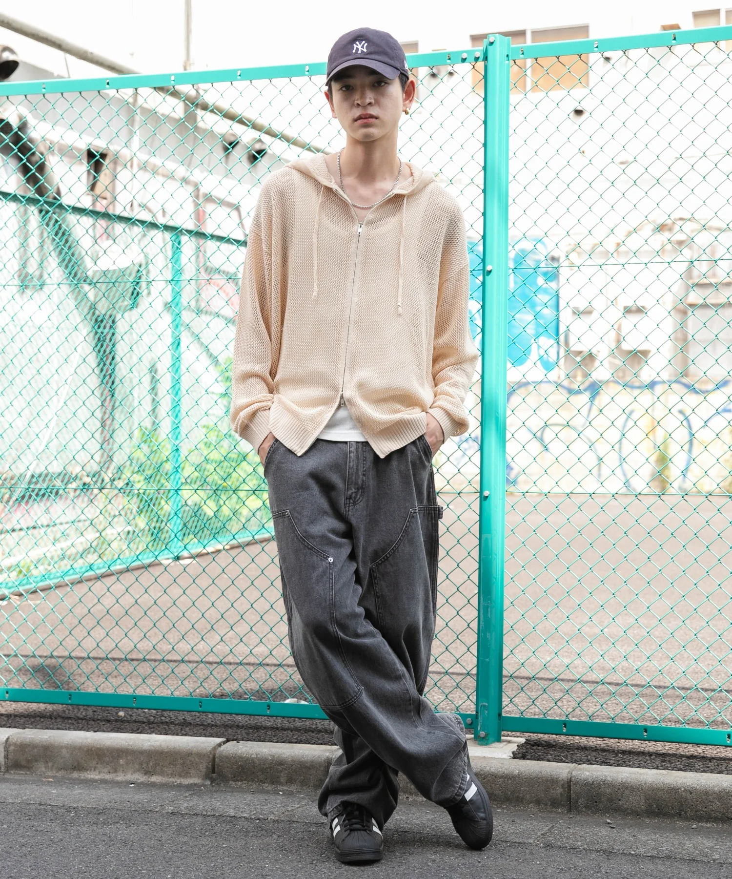 メッシュニットZIPパーカー - Image 5