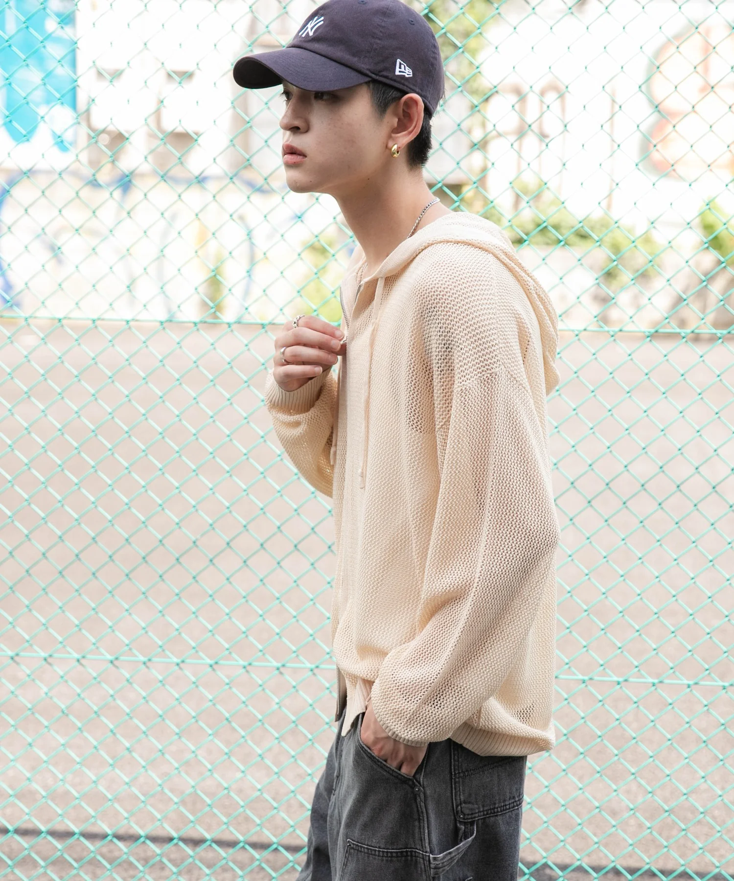 メッシュニットZIPパーカー - Image 9