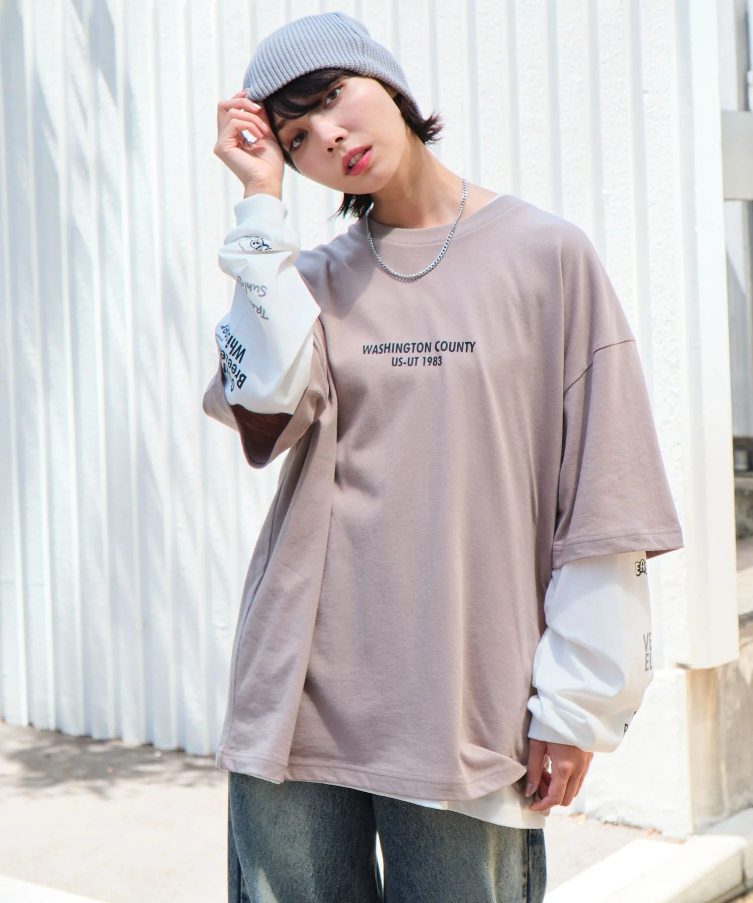 アクセ付きグラフィックアンサンブルT（LS） - Image 20