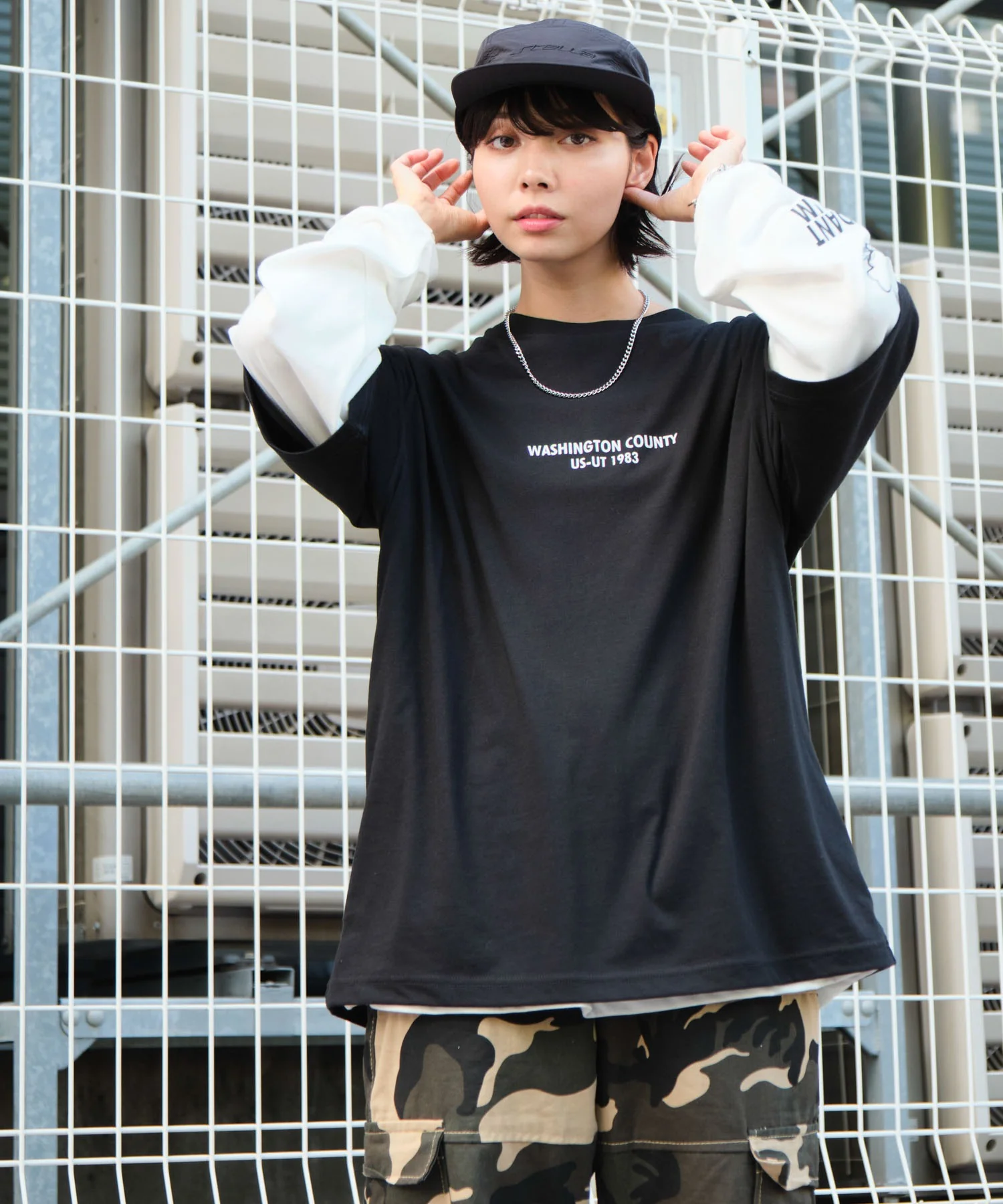 アクセ付きグラフィックアンサンブルT（LS） - Image 30
