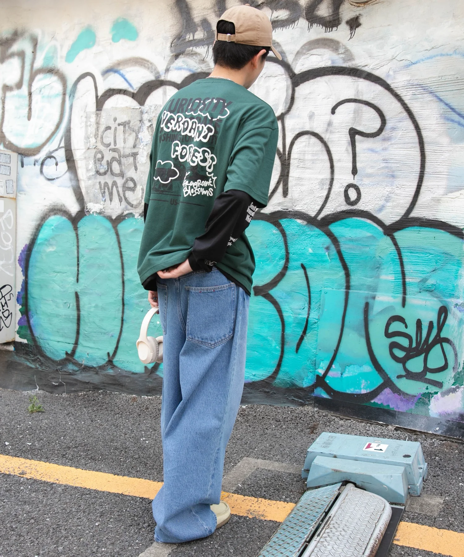 アクセ付きグラフィックアンサンブルT（LS） - Image 4