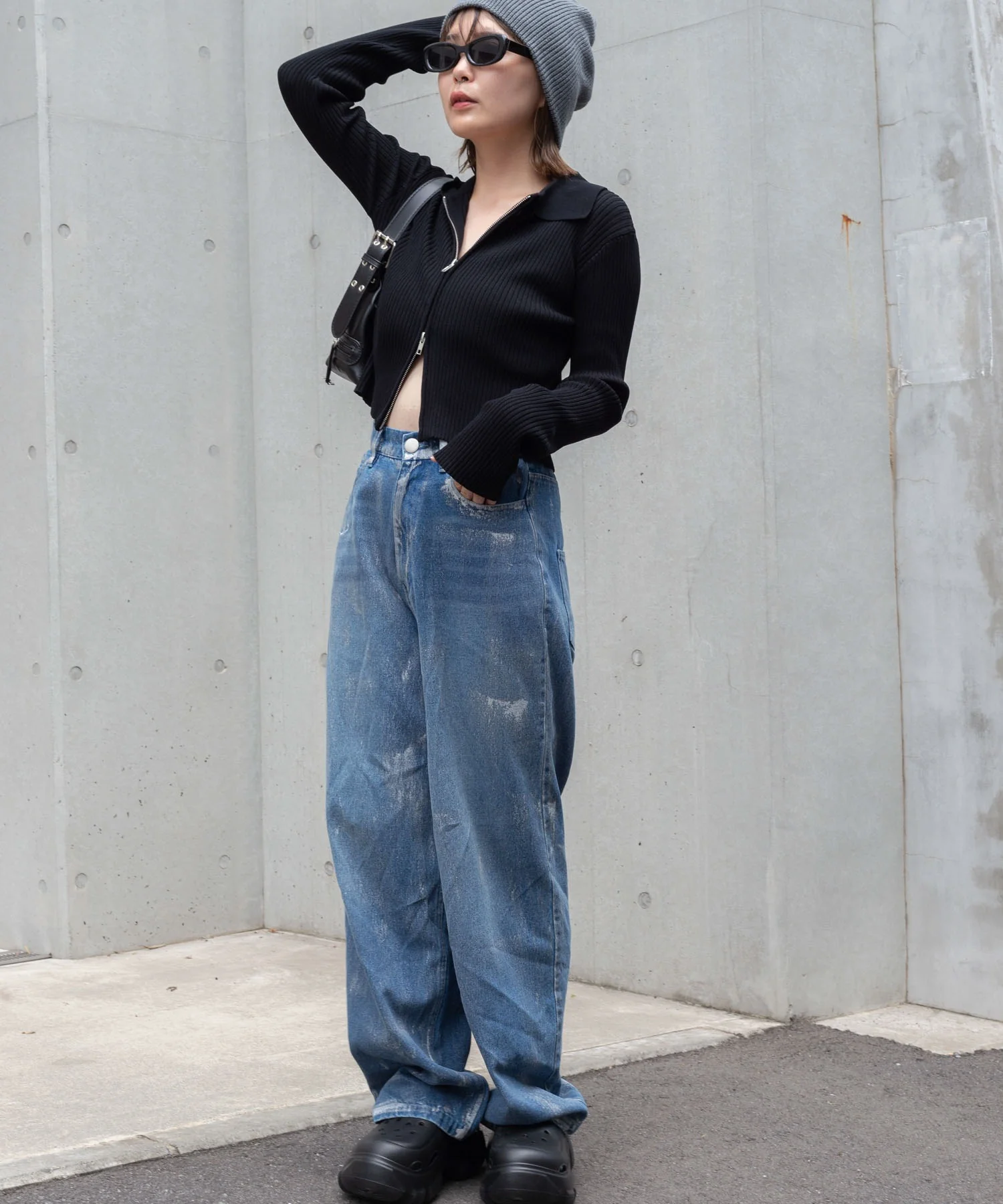 Wジップコンパクトニットカーデ - Image 8