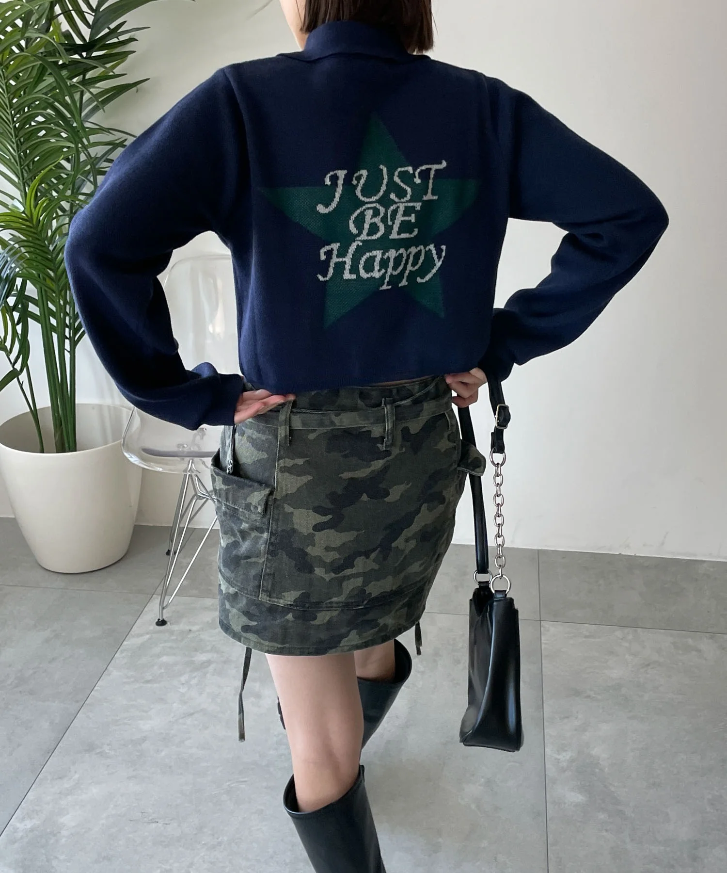 WZIPスターモチーフニット - Image 12