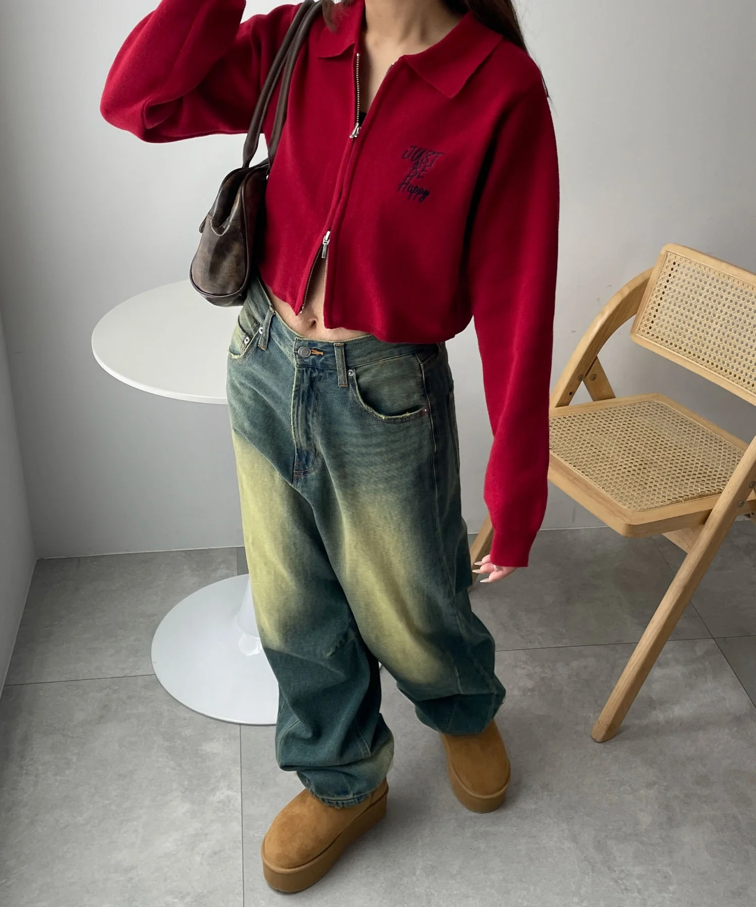 WZIPスターモチーフニット - Image 5