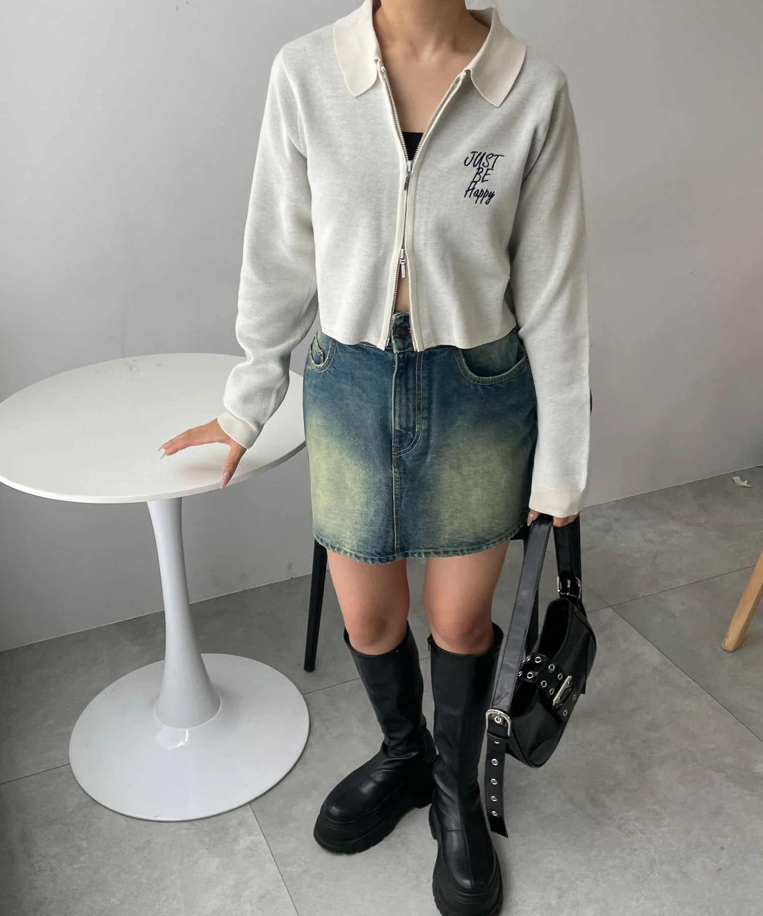 WZIPスターモチーフニット - Image 6