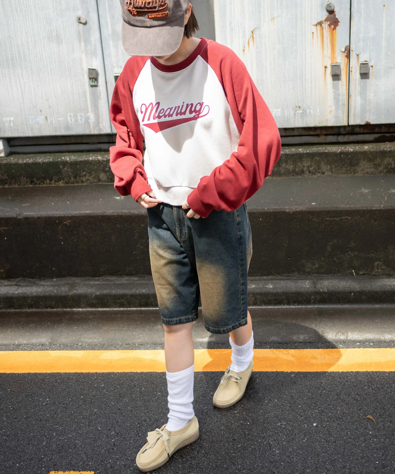 チームロゴラグランショートスウェット - Image 3