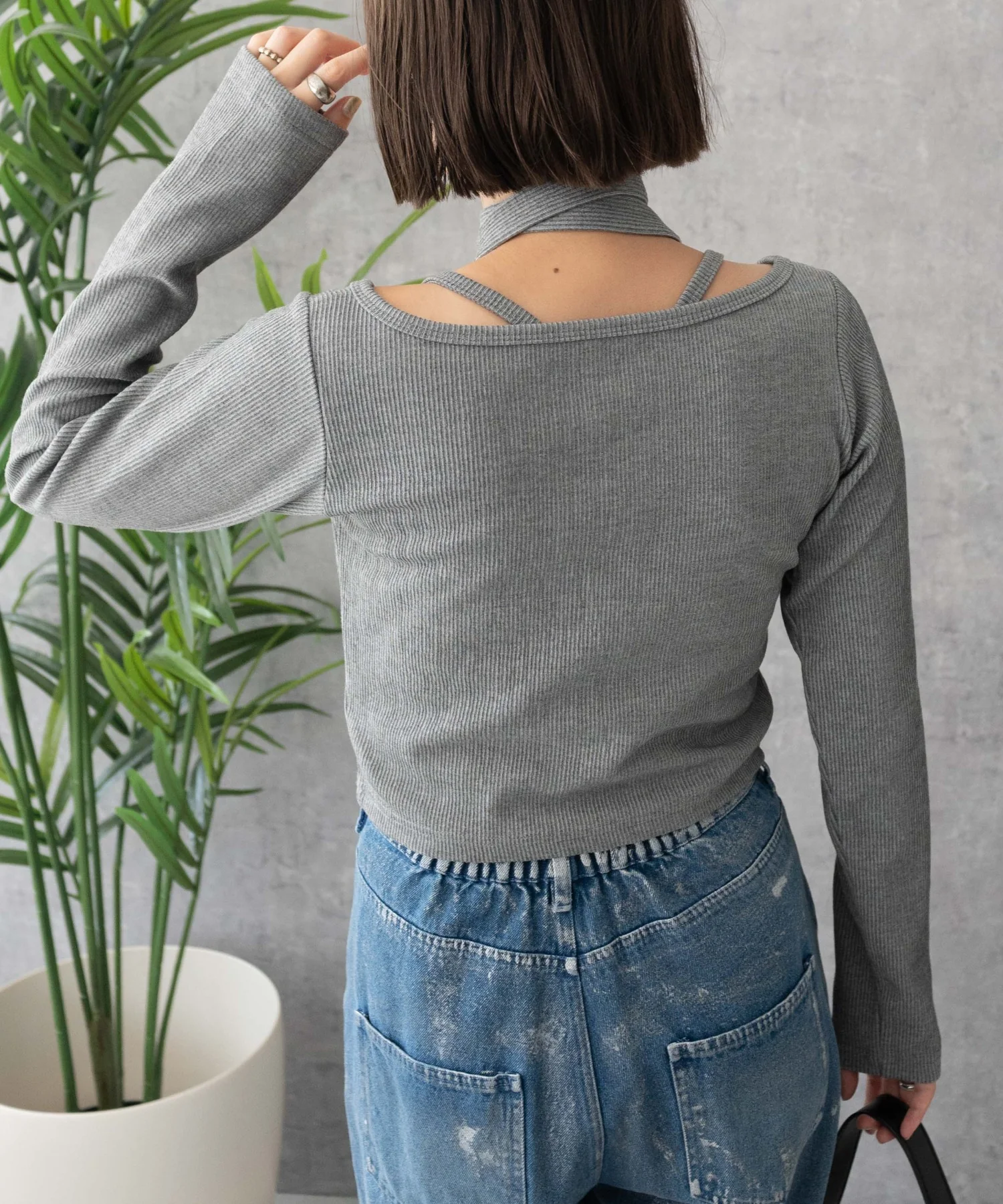 ワンポイント刺繍キャミセットカーデ - Image 6