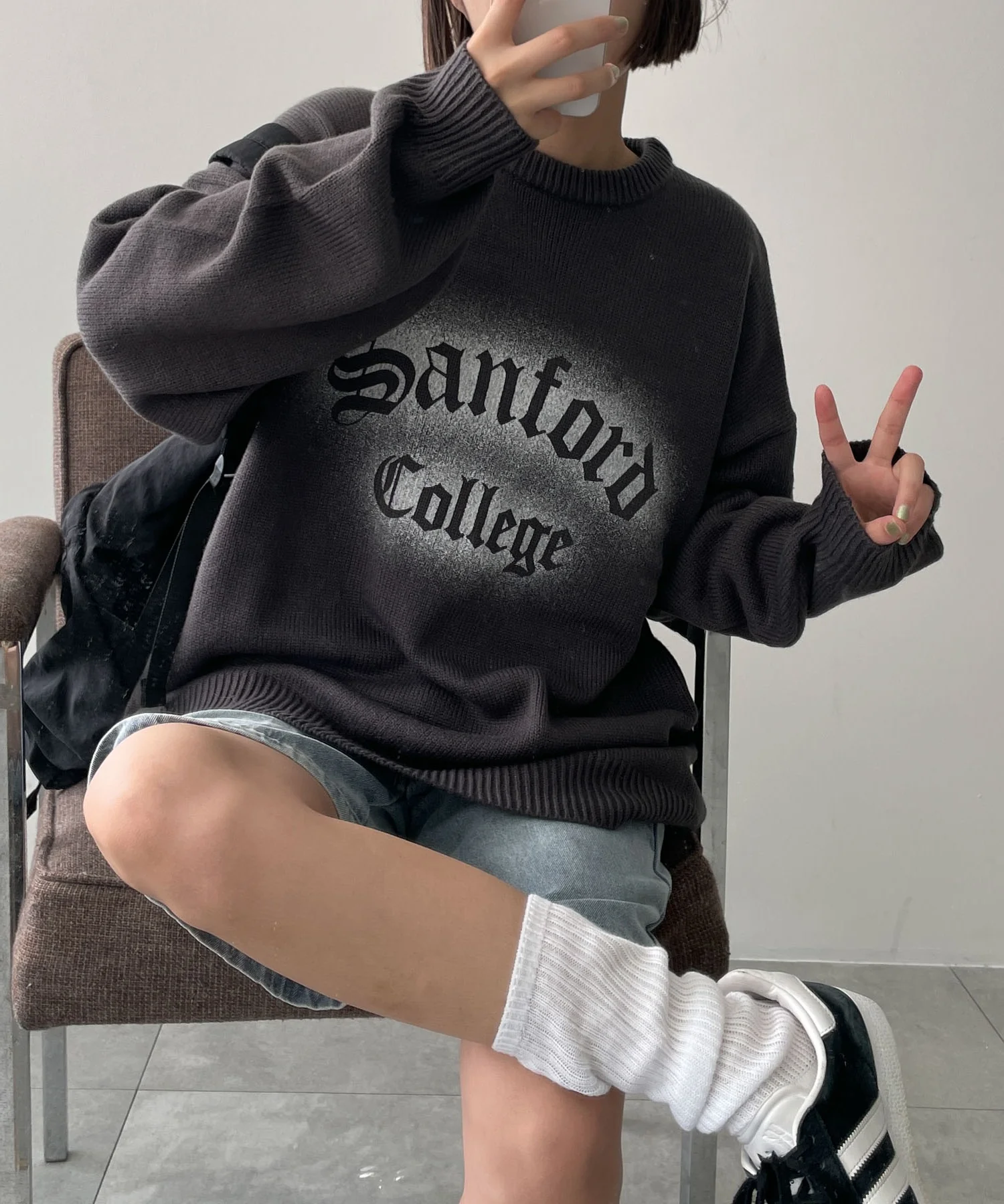 グラフィックニットBIGプルオーバー - Image 4