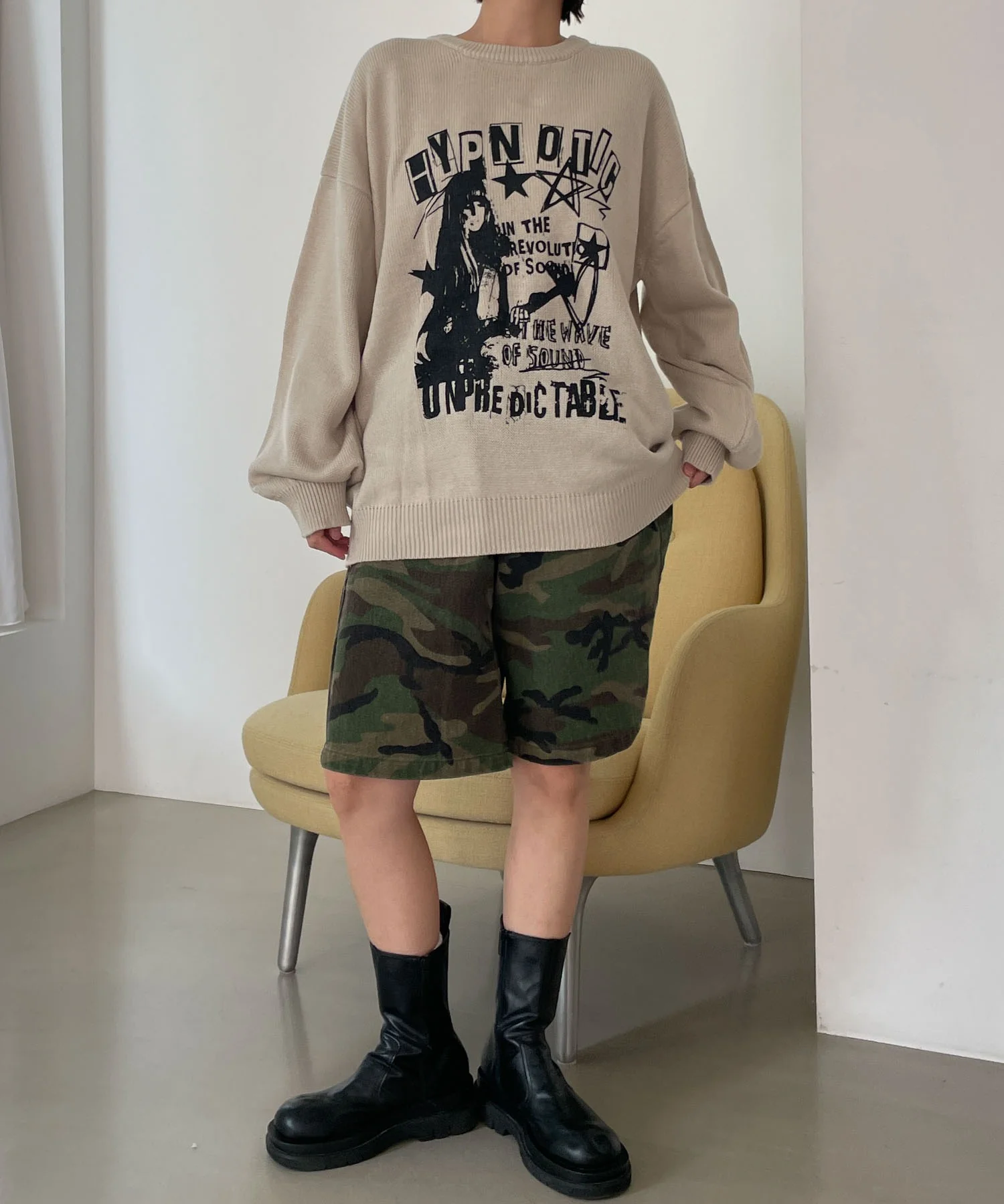グラフィックニットBIGプルオーバー - Image 44