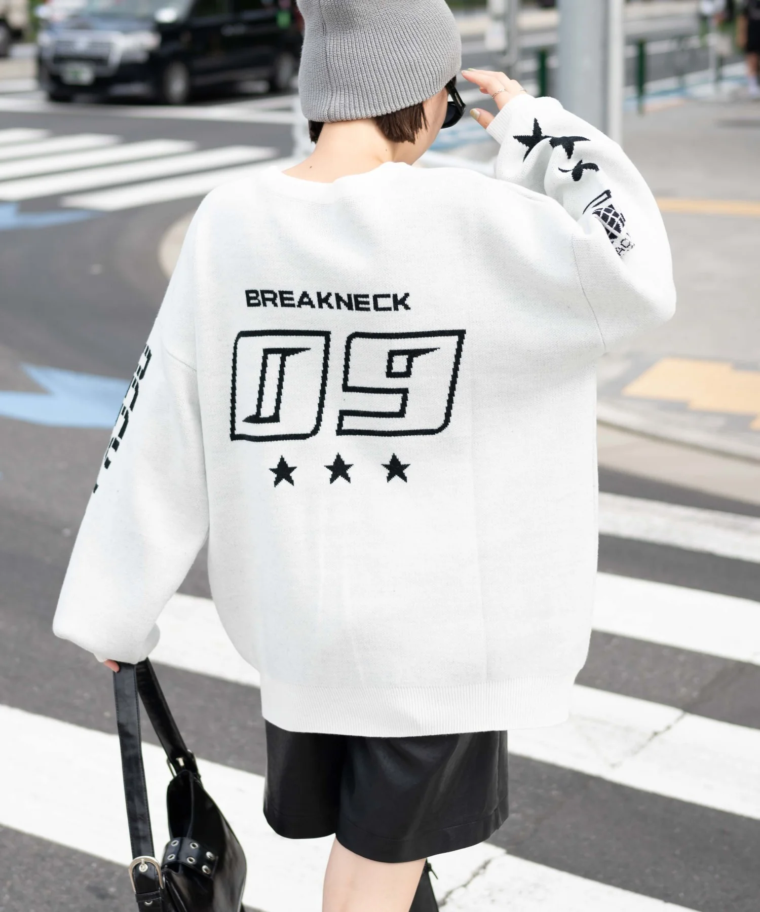 スポーツグラフィックジャガードニット - Image 11