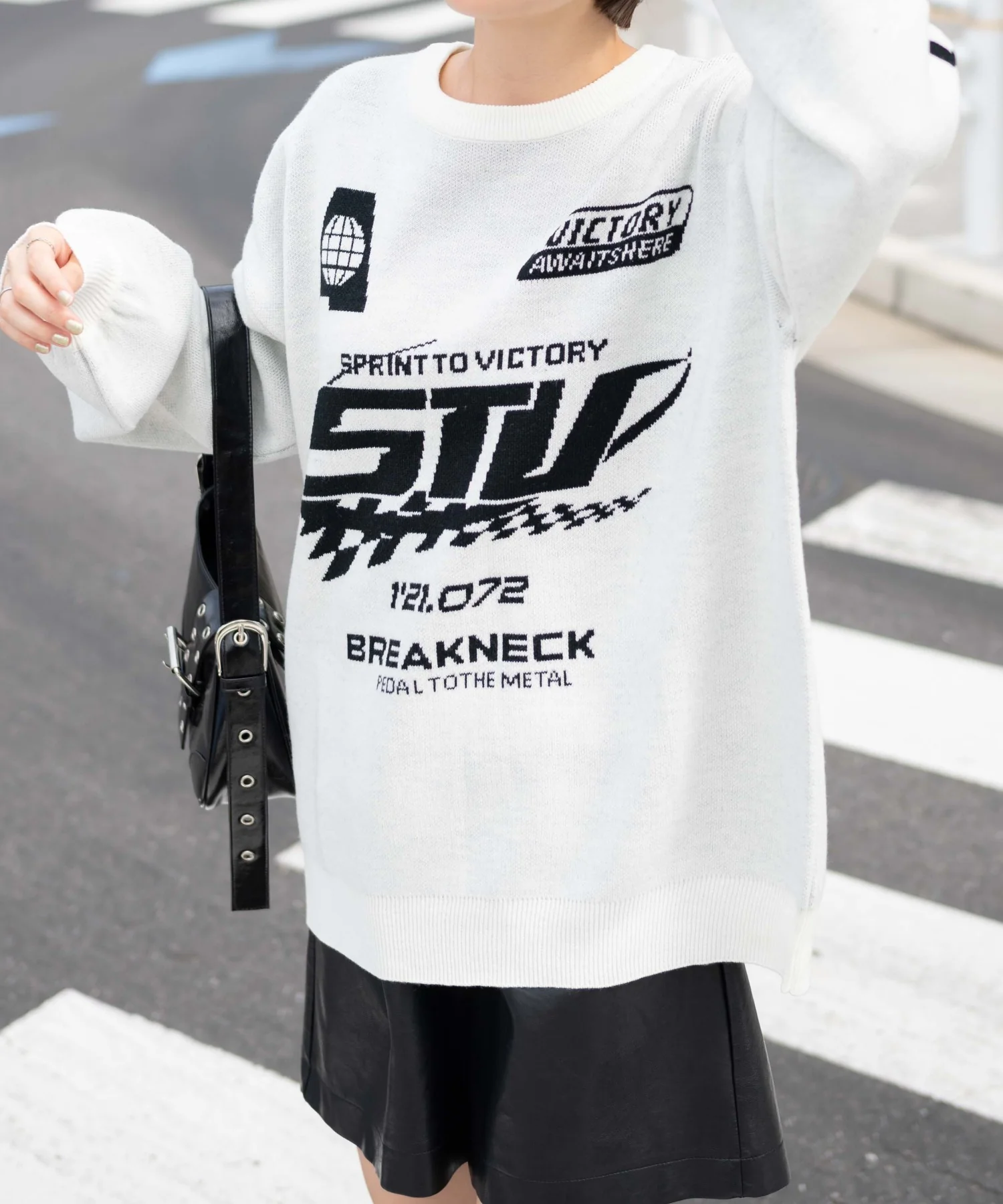 スポーツグラフィックジャガードニット - Image 14