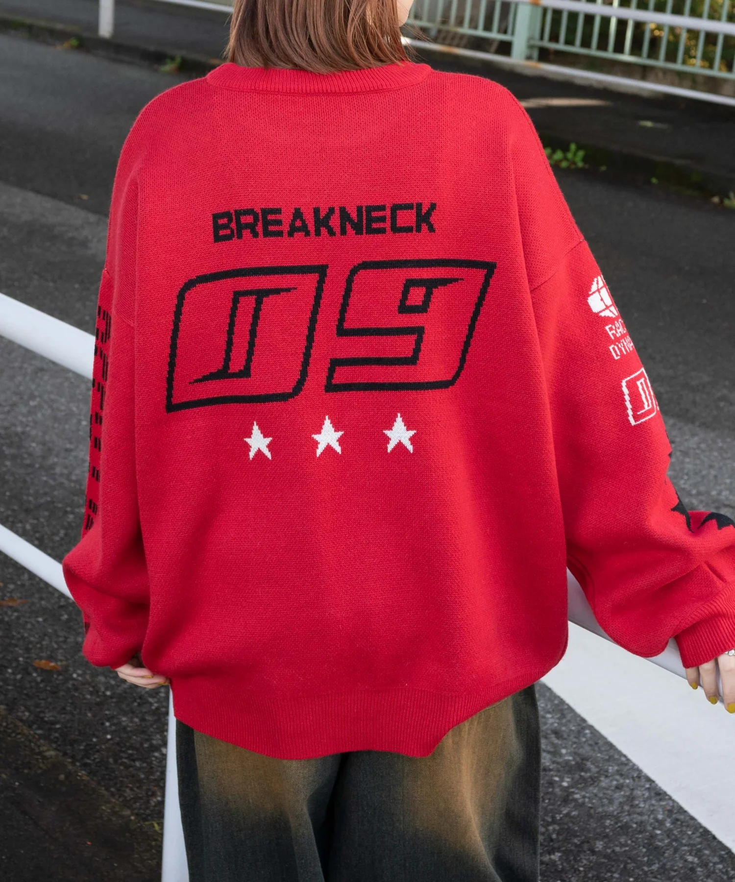 スポーツグラフィックジャガードニット - Image 19