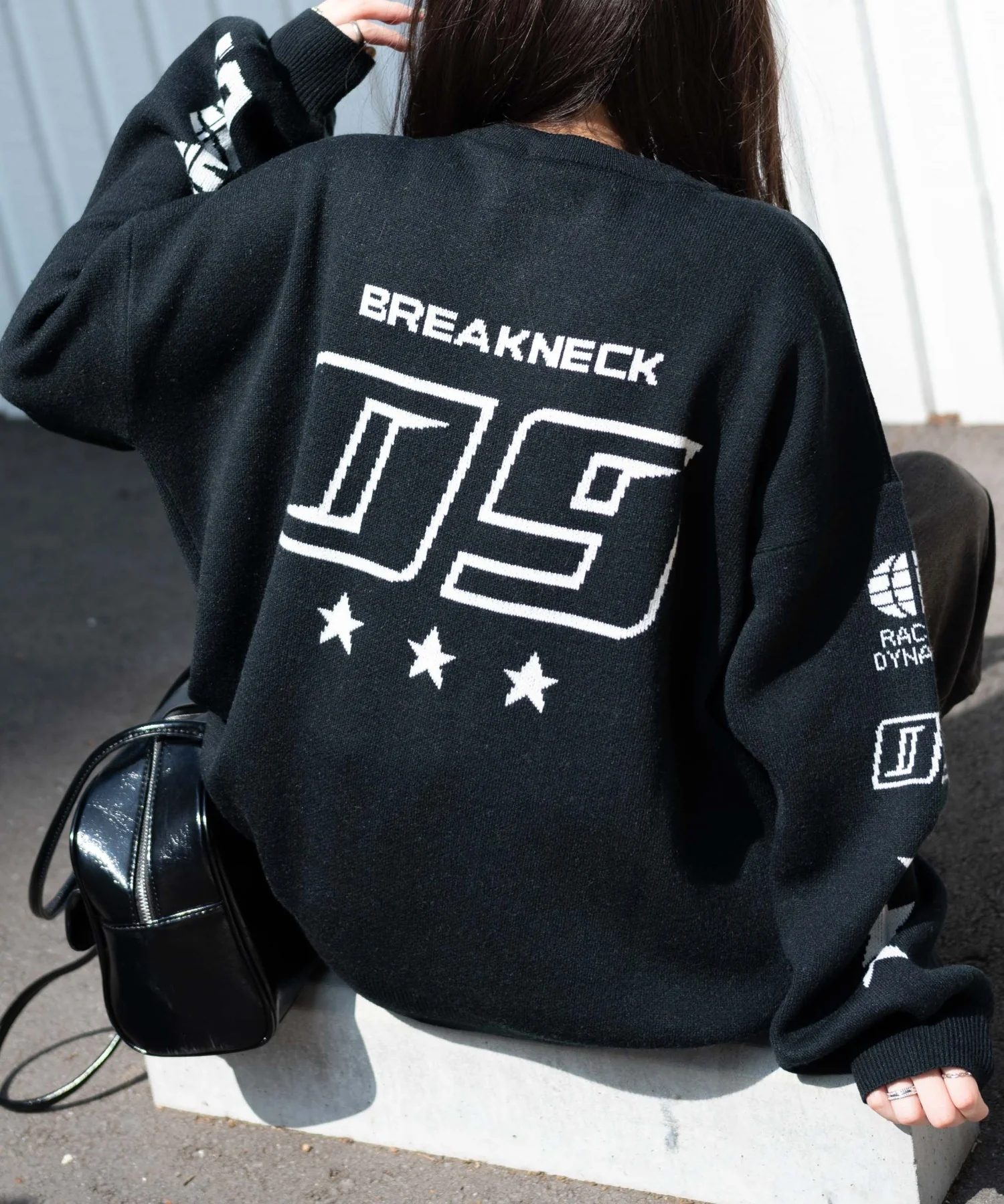スポーツグラフィックジャガードニット - Image 7