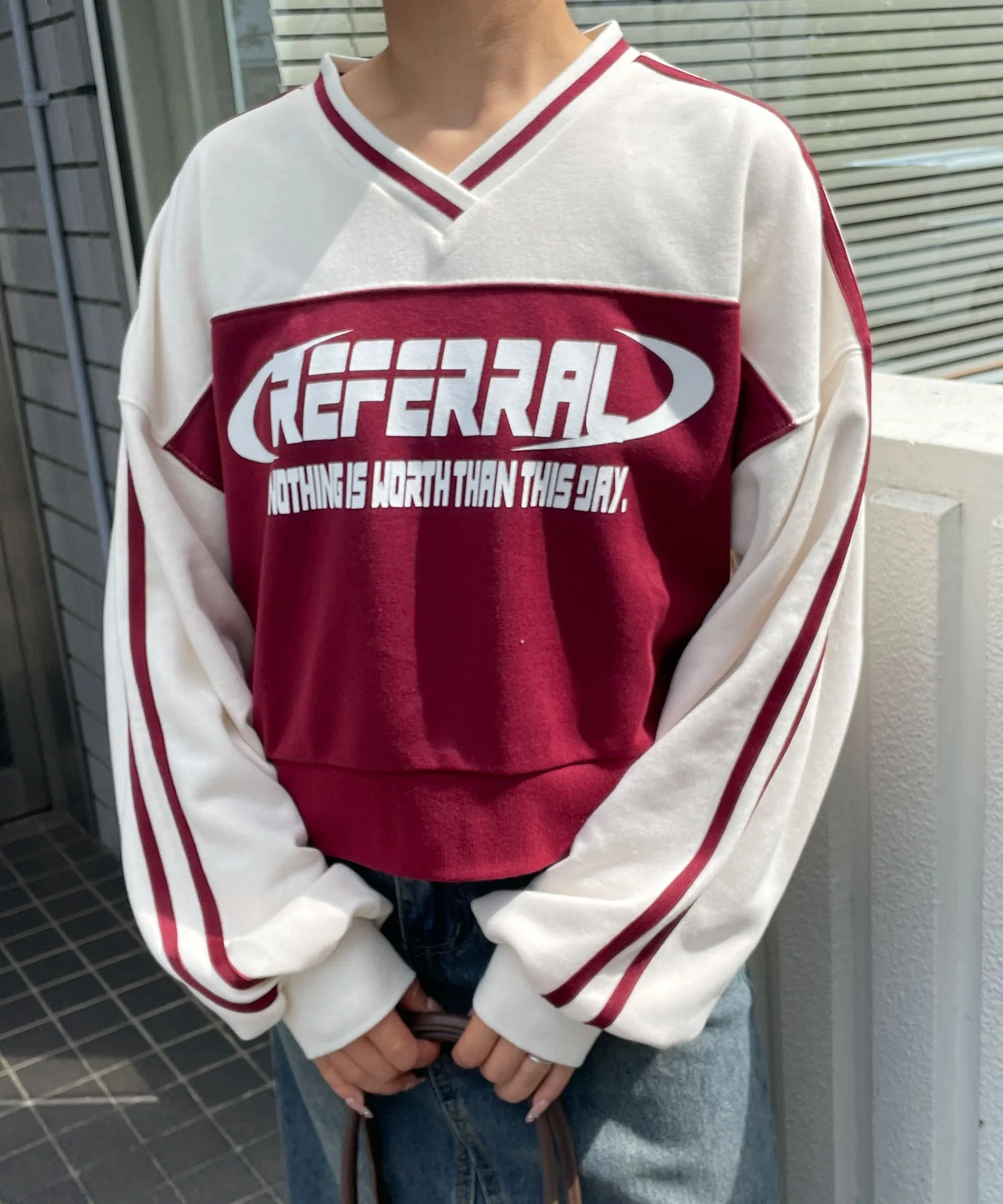 切り替えショートスウェット - Image 10