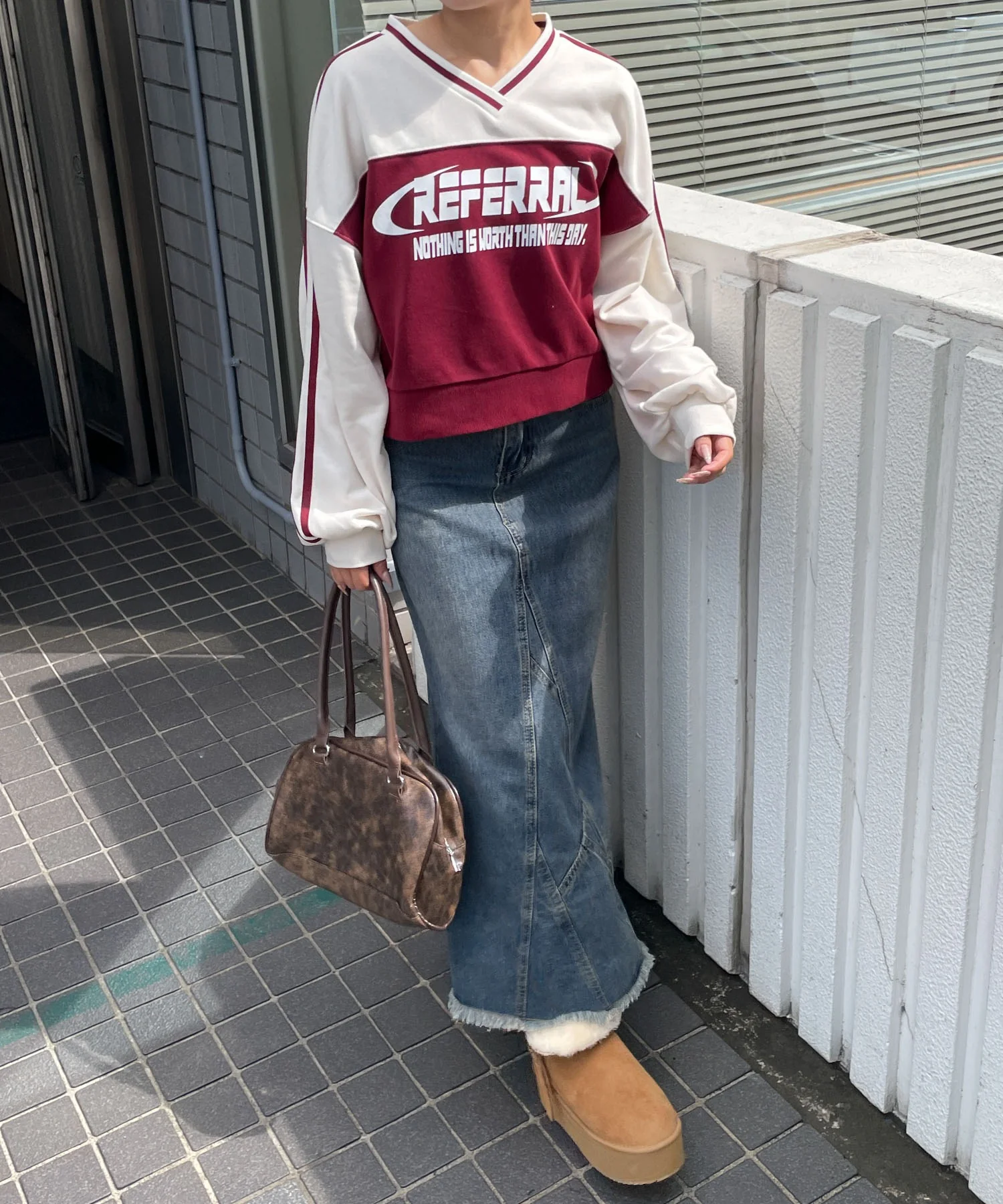 切り替えショートスウェット - Image 13