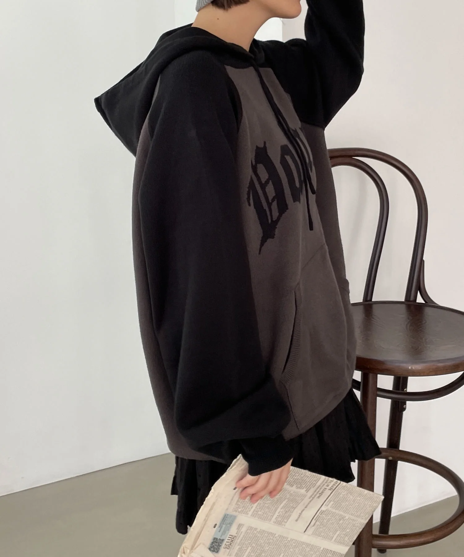 グラフィックニットパーカー - Image 18