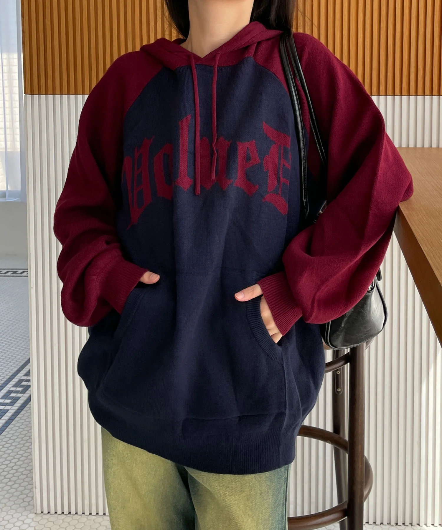 グラフィックニットパーカー - Image 7
