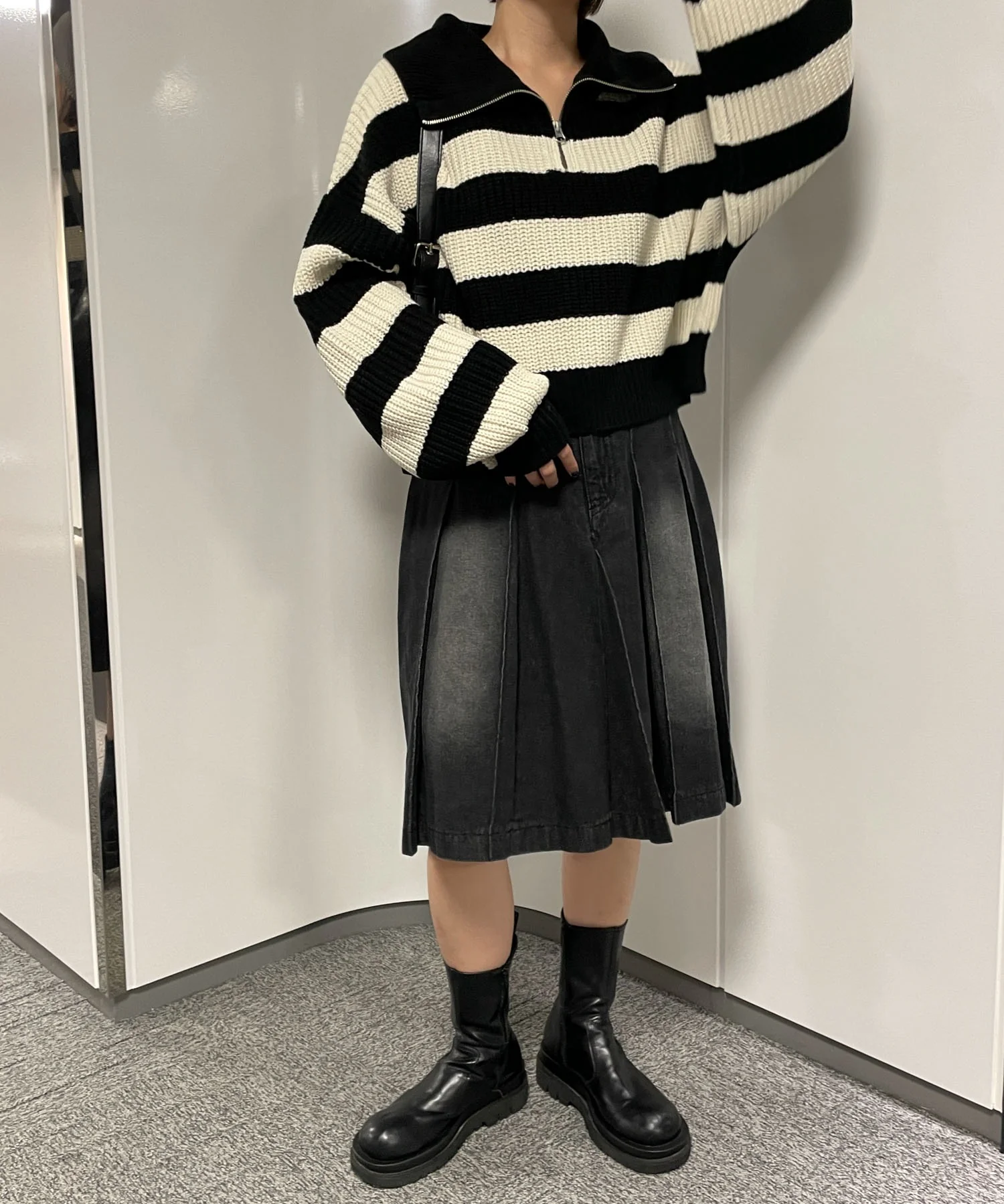 ハーフジップニットプルオーバー - Image 12