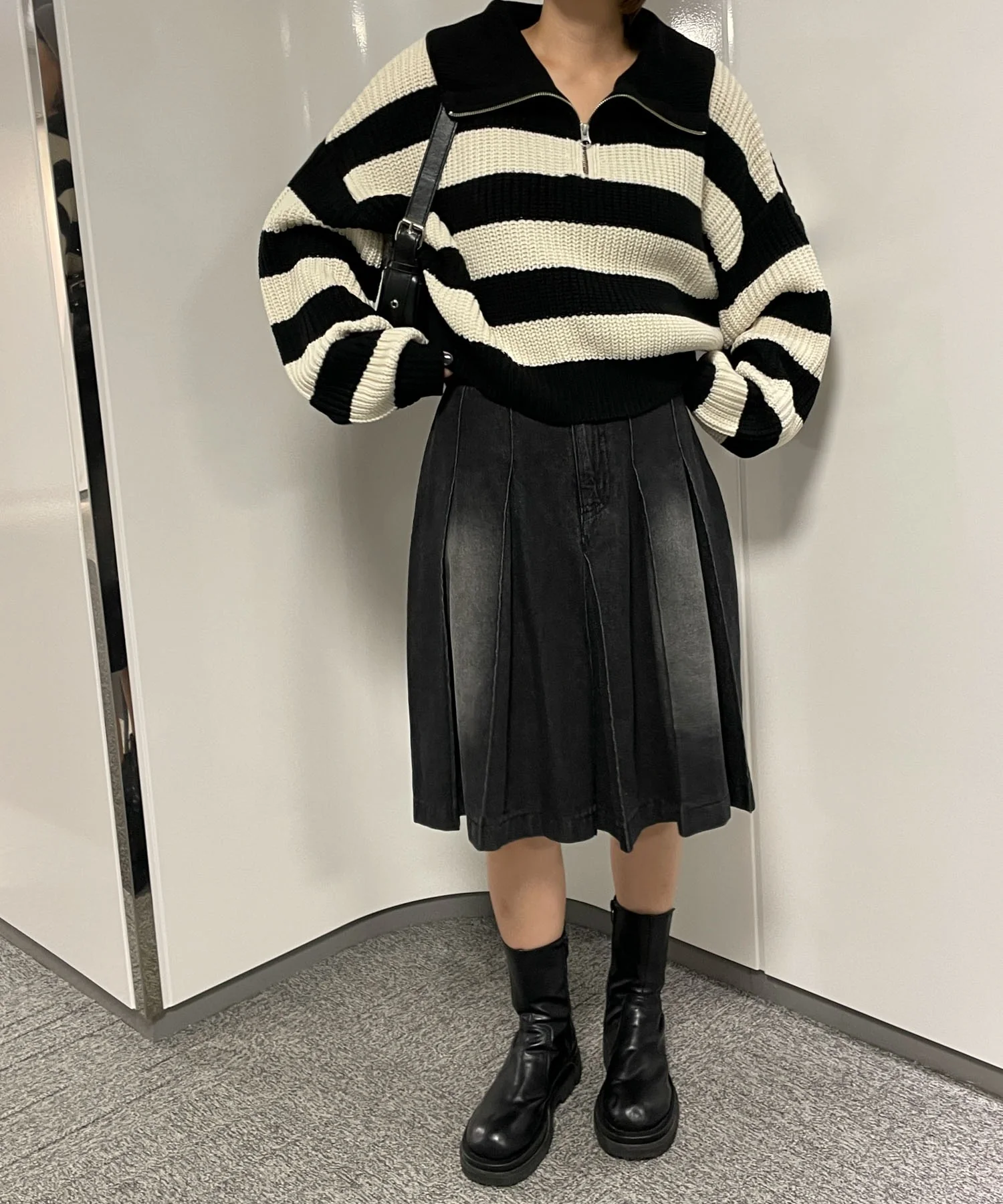 ハーフジップニットプルオーバー - Image 4