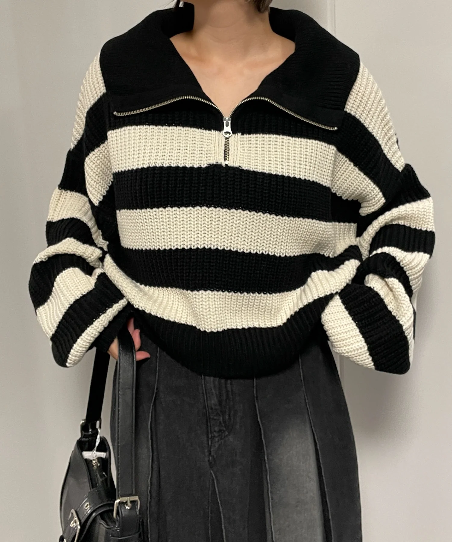 ハーフジップニットプルオーバー - Image 8