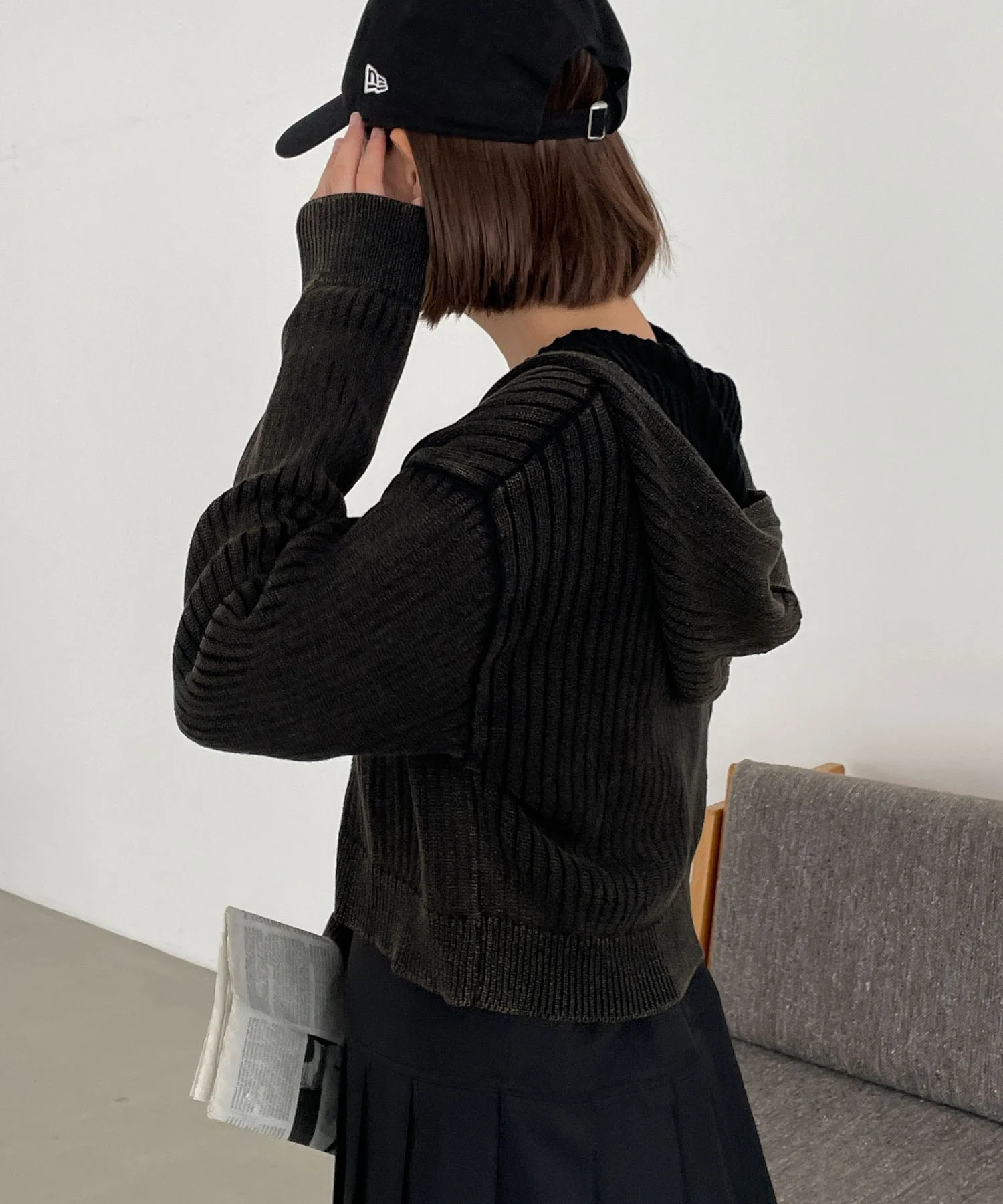 ストーンウォッシュニットパーカー - Image 12