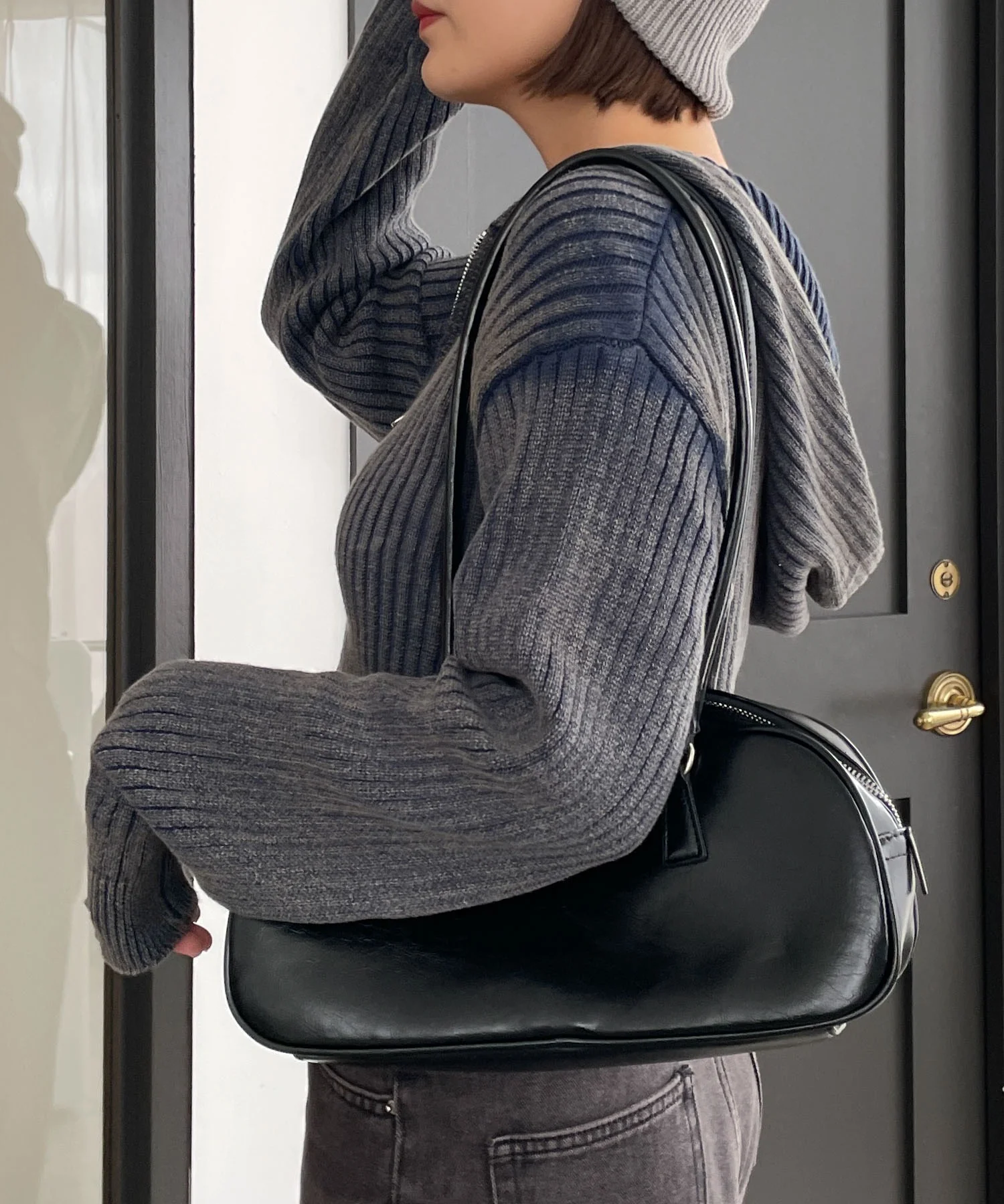 ストーンウォッシュニットパーカー - Image 7