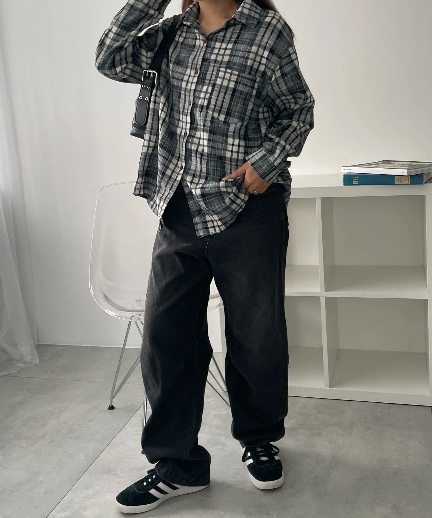 オーバーサイズチェックネルシャツ - Image 15