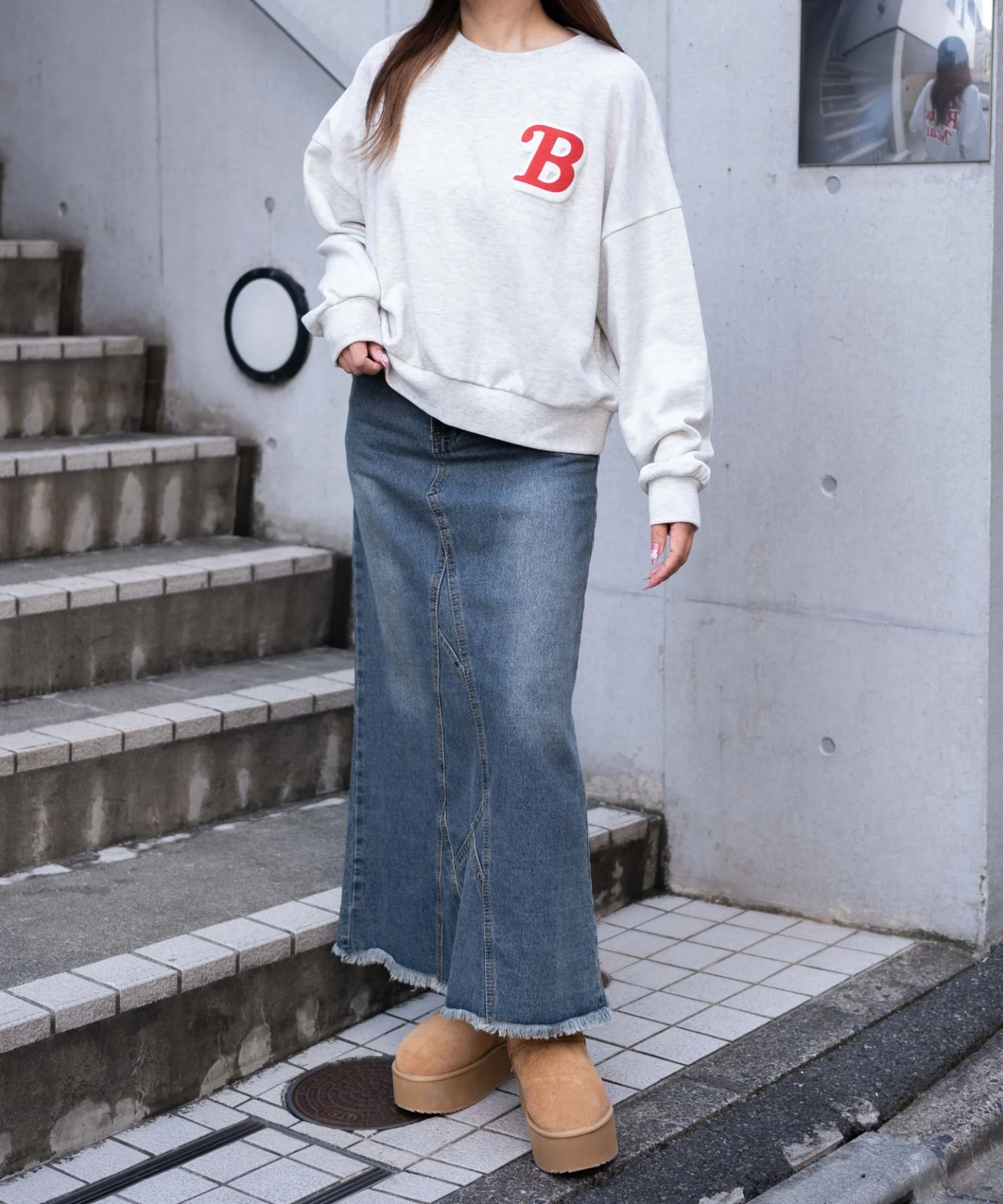 フォームプリントロゴスウェット - Image 6