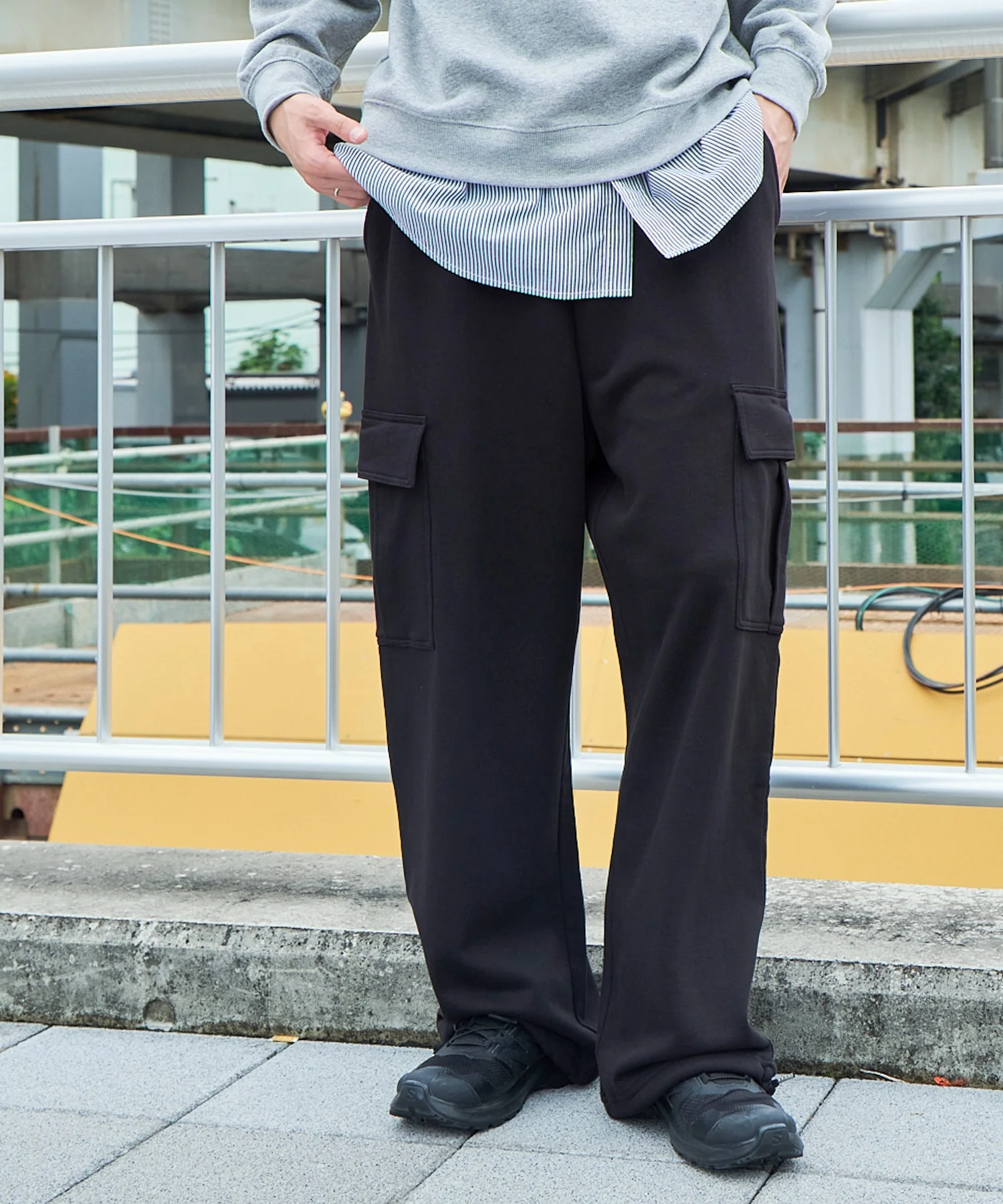 ワイドカーゴスウェットパンツ - Image 12